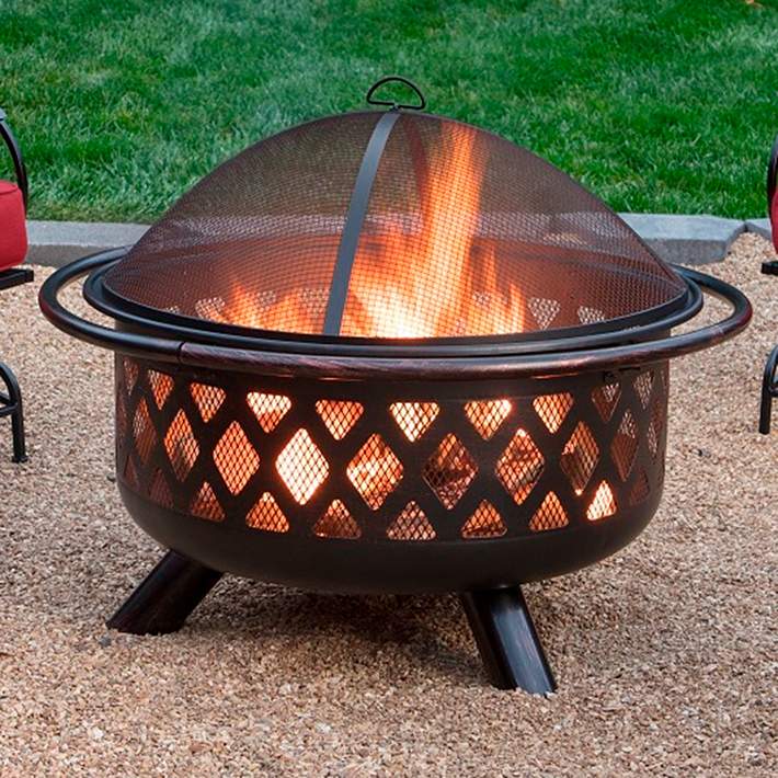 Wide Wood Burning Outdoor Fire Pit, Warmest Wood Burning Fire Pits