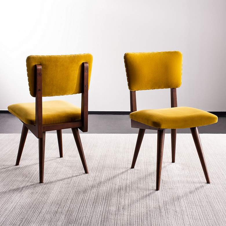 Aurora Gold Dining Chair Set of 2