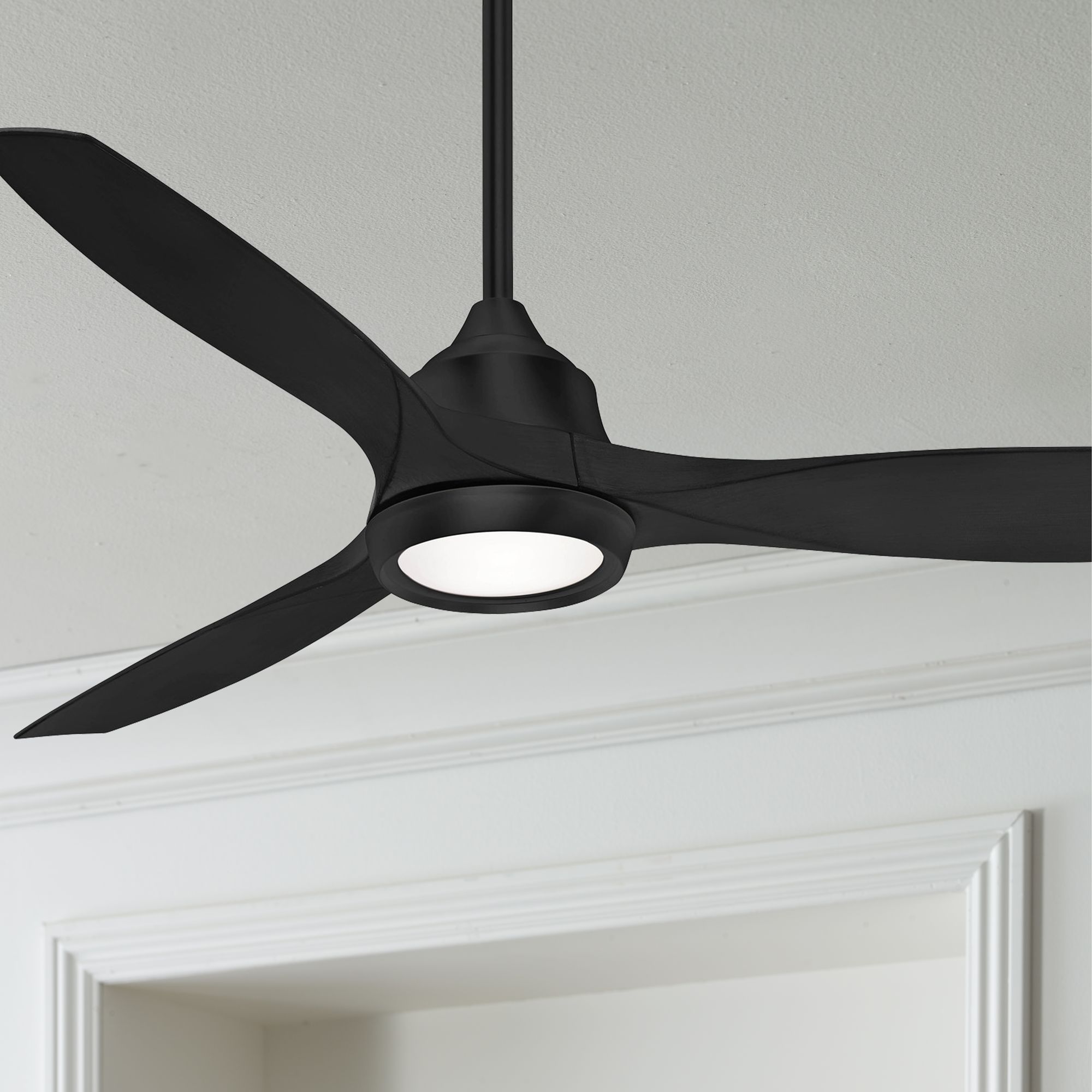 60 Minka Aire Skyhawk Coal Led Ceiling Fan 86g13 Lamps Plus