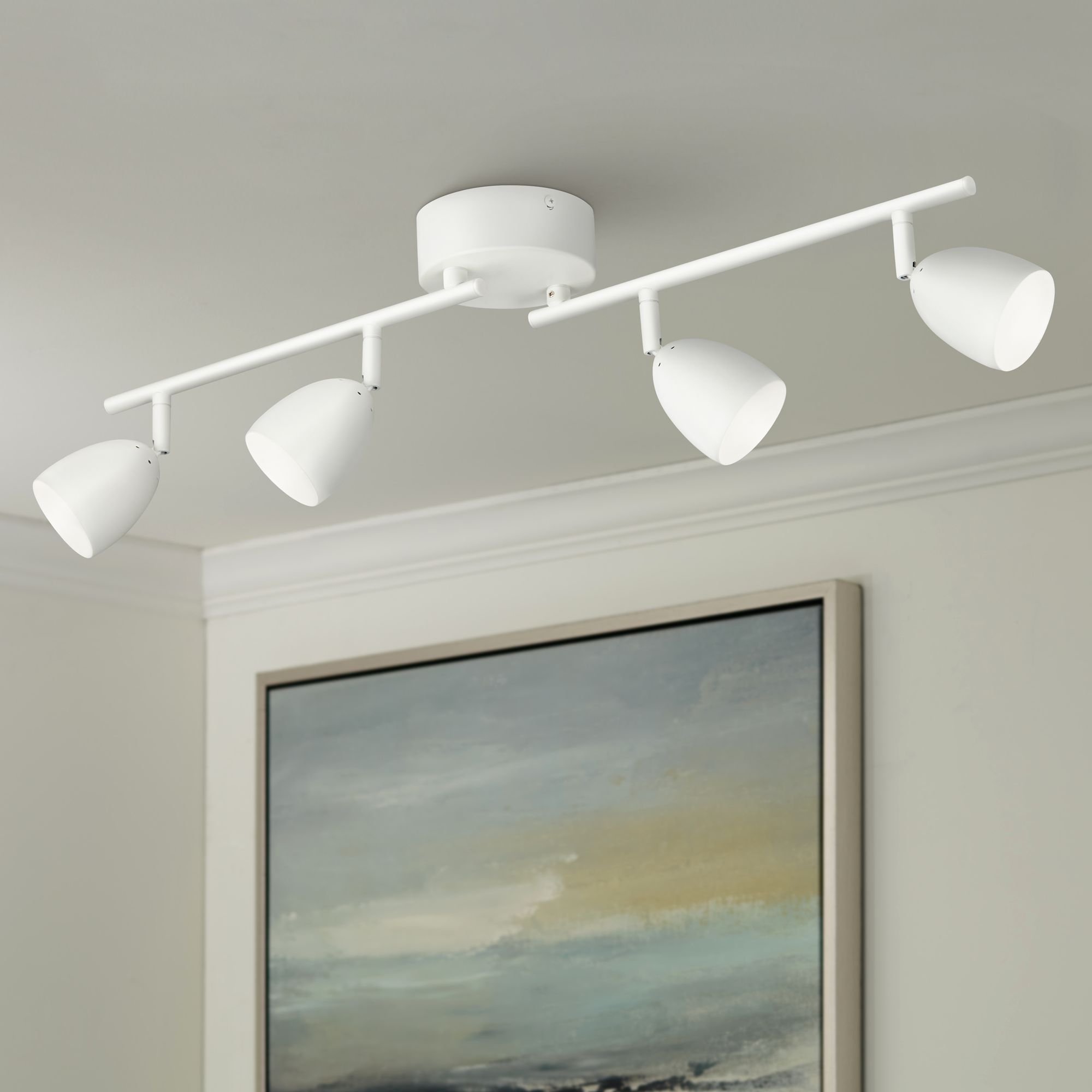 Pro Track Alexa 4-Light White LED Fixture