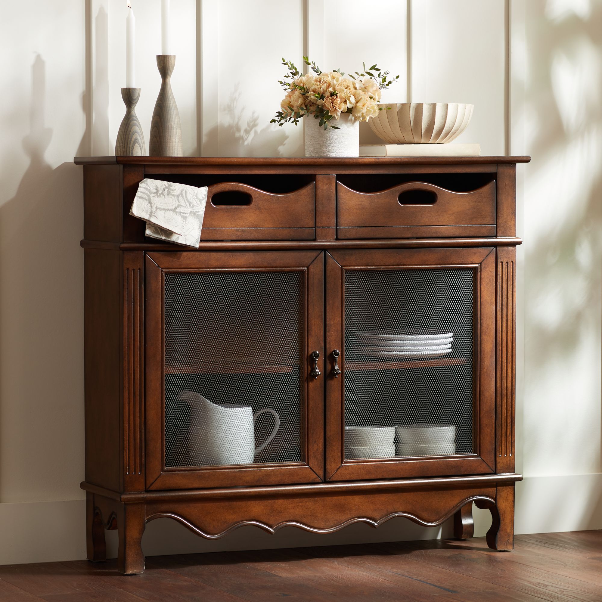 Audley Java Finish 39 1/4" Wide Wood Chest by Elm Lane