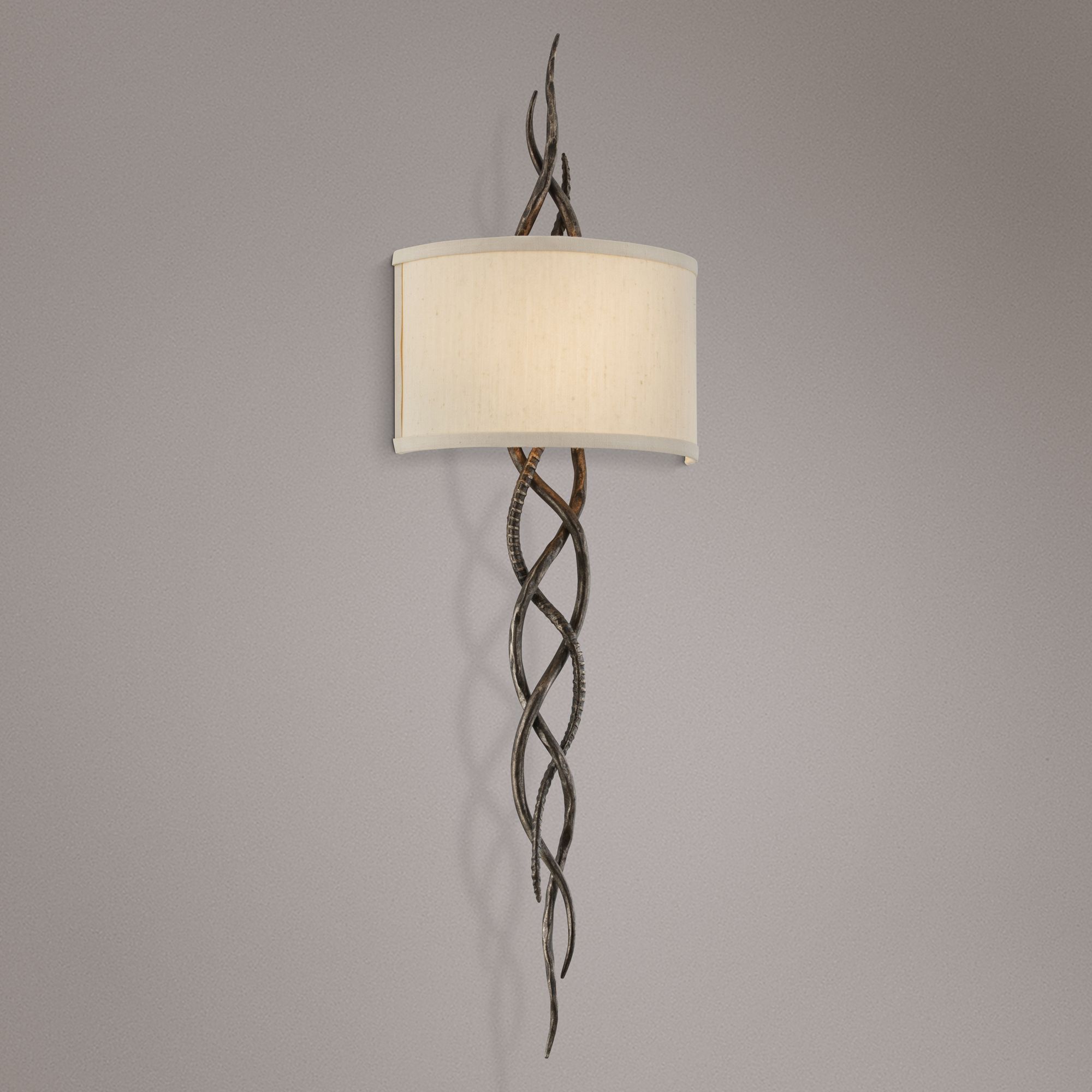 Tattoo 36" High Cottage Bronze Wall Sconce