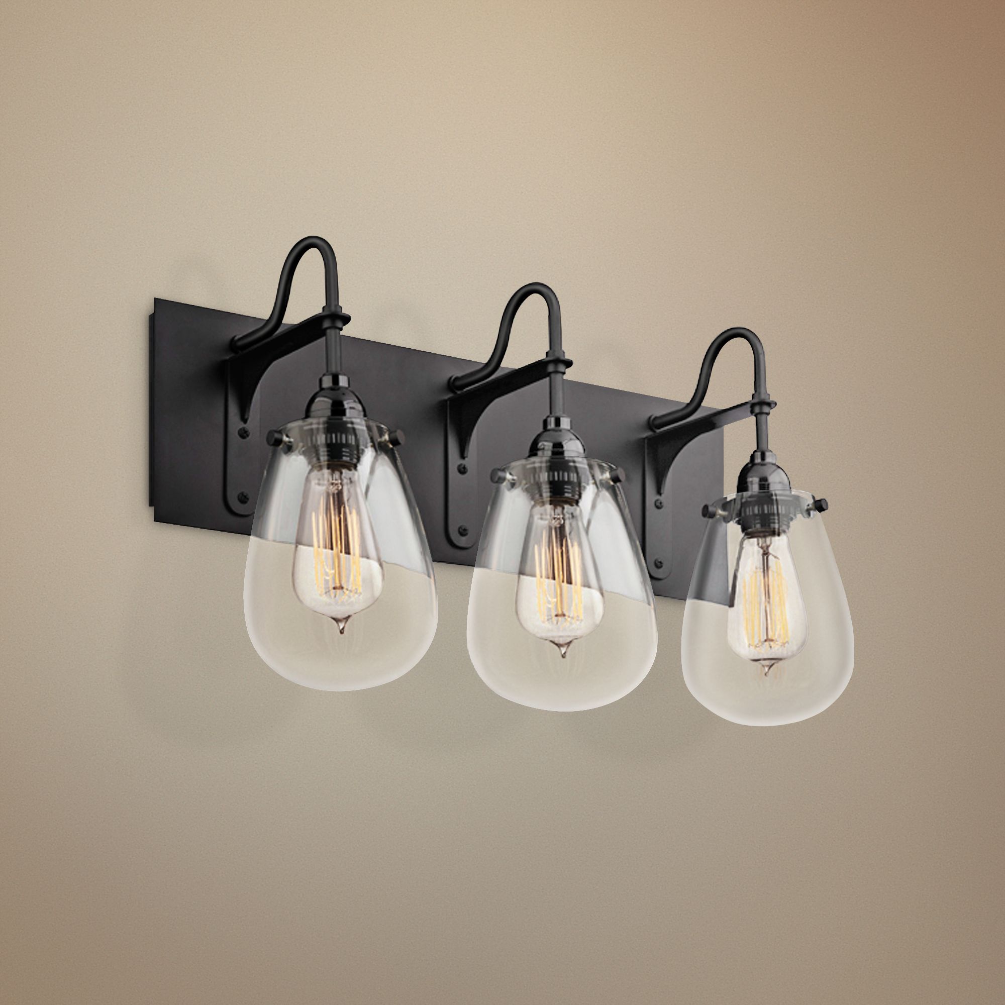 Sonneman Chelsea 19 1/4" Wide Satin Black Bath Light