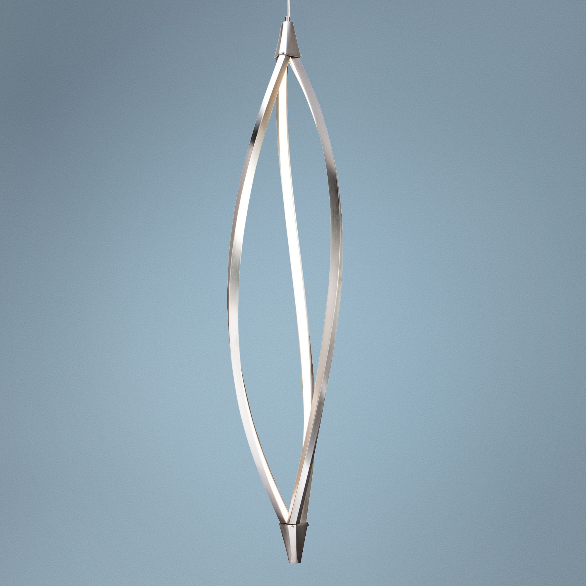 Elan Meridian 14 1/4" Wide LED Brushed Nickel Pendant Light