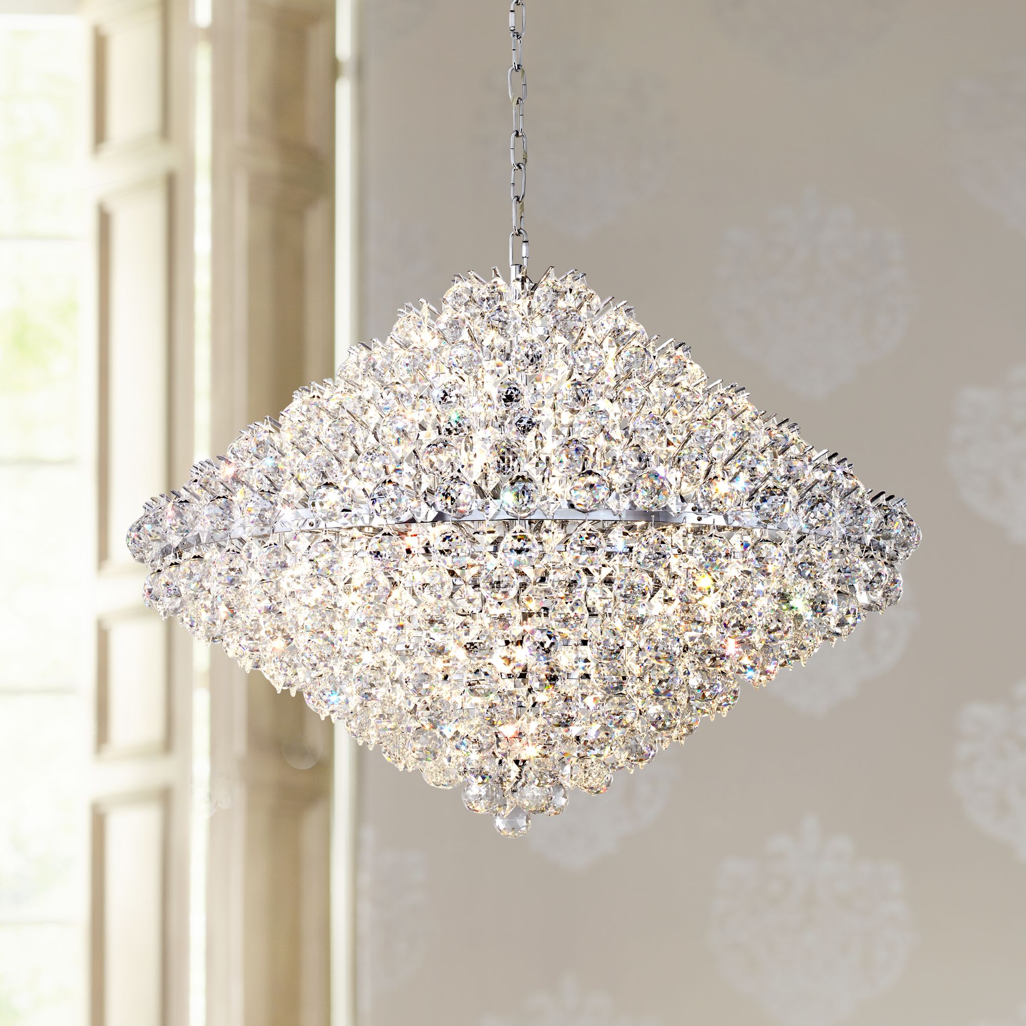 Vienna Full Spectrum Essa 35 1/2" Wide Crystal Pendant