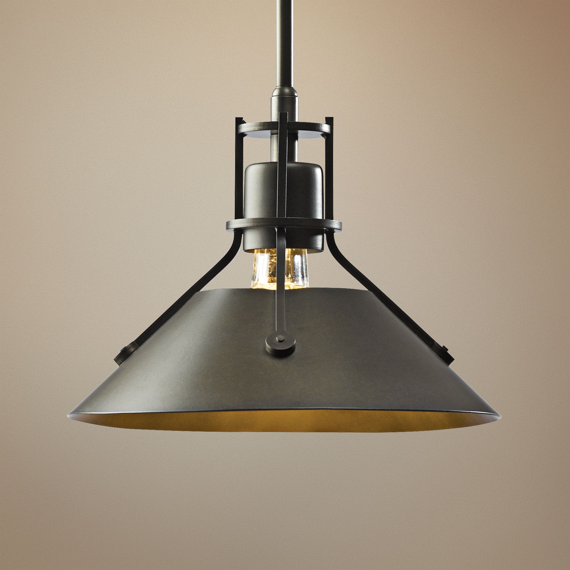 Hubbardton Forge Henry 9 1/4" Wide Bronze Mini Pendant