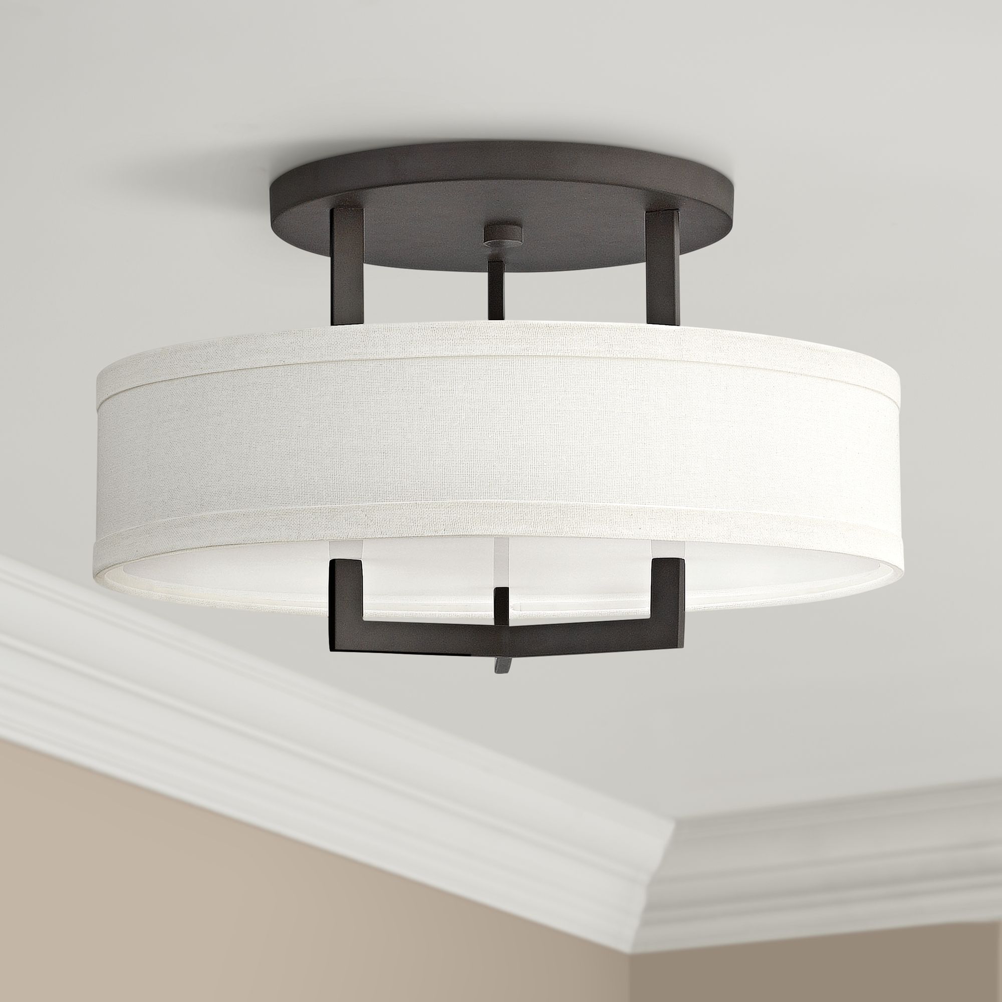 Hinkley Hampton 20" Wide Buckeye Bronze Ceiling Light
