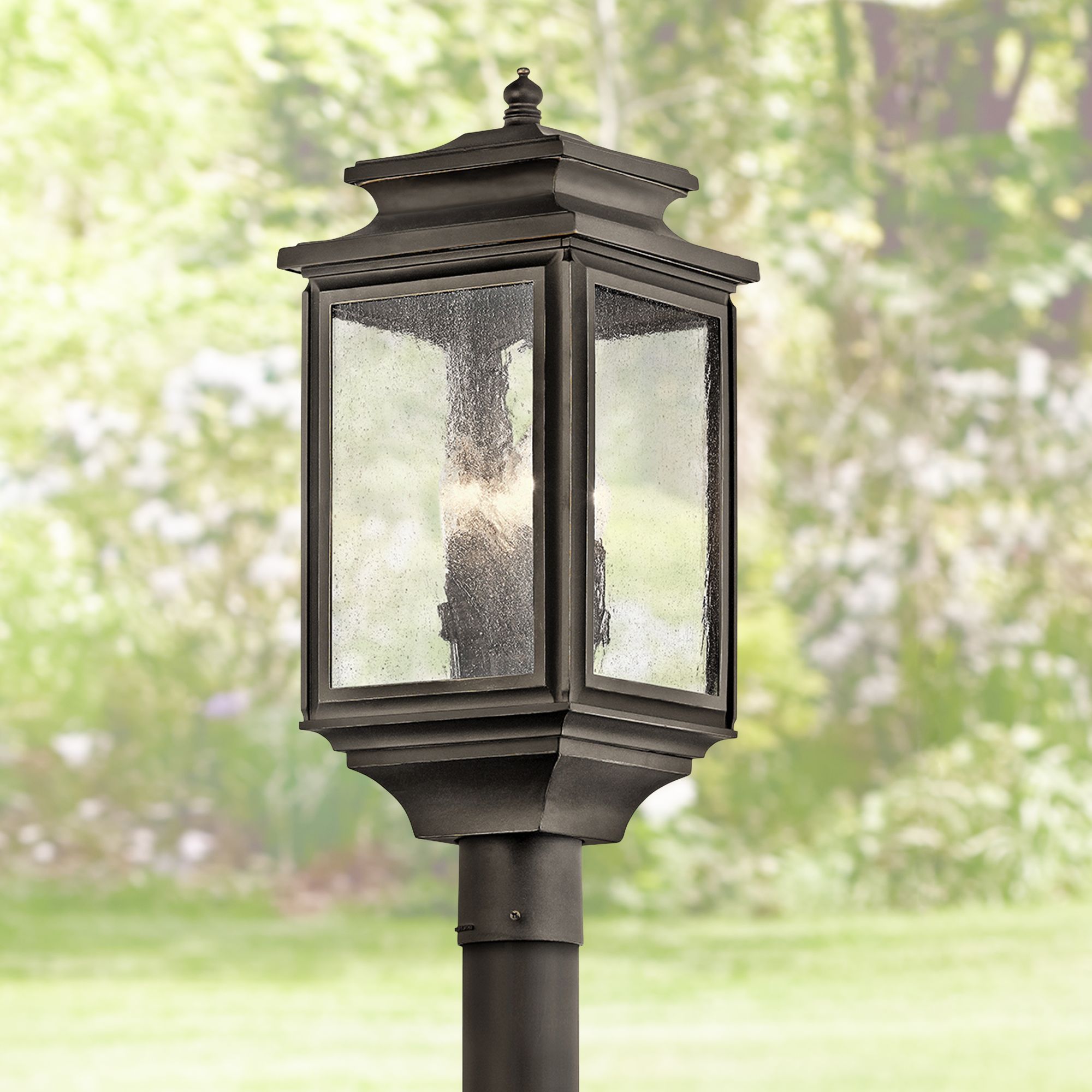 Kichler Wiscombe Park 23 1/4"H  Bronze Outdoor Post Light