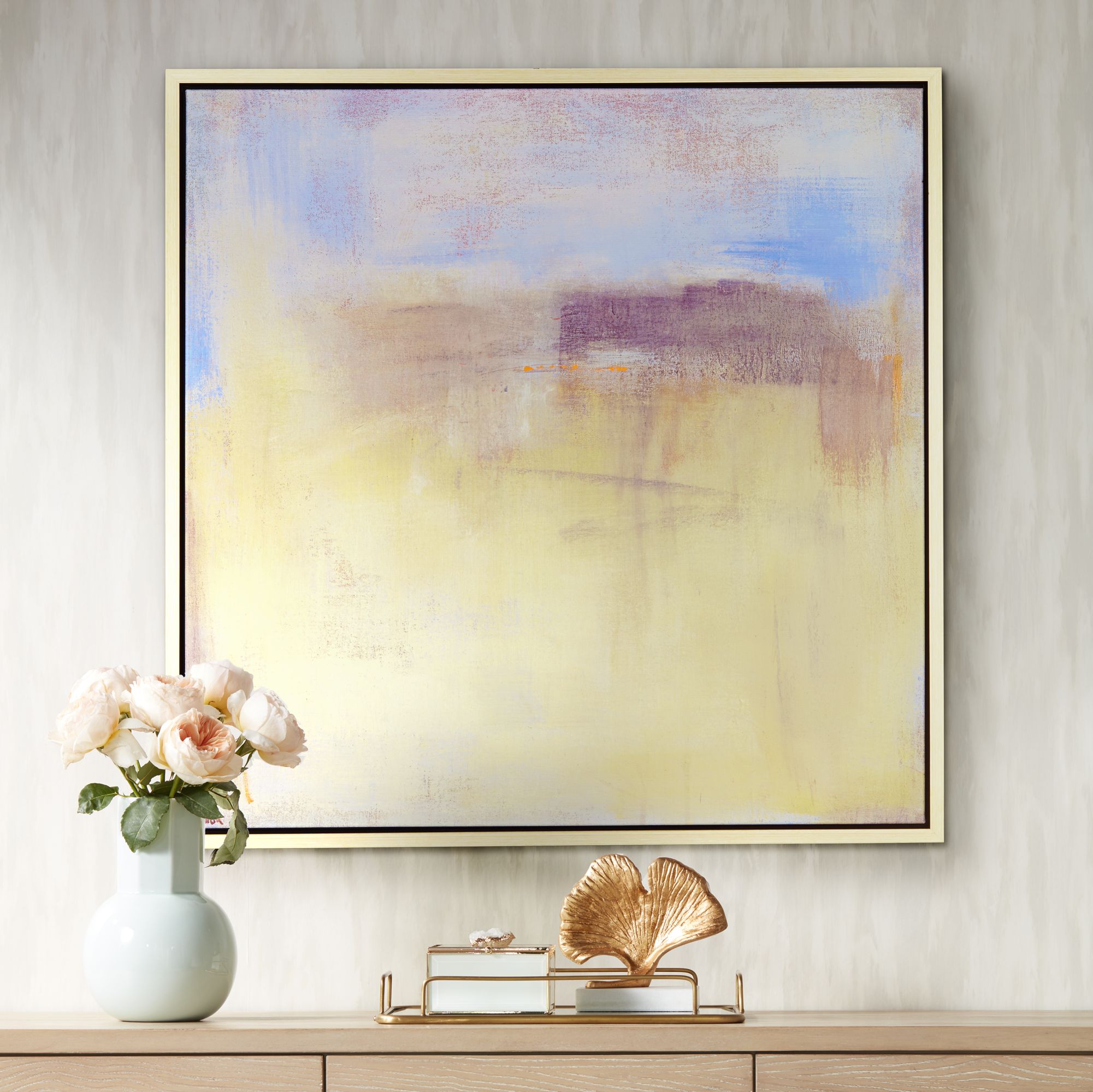 Little Bit Country 43" Square Framed Giclee Wall Art