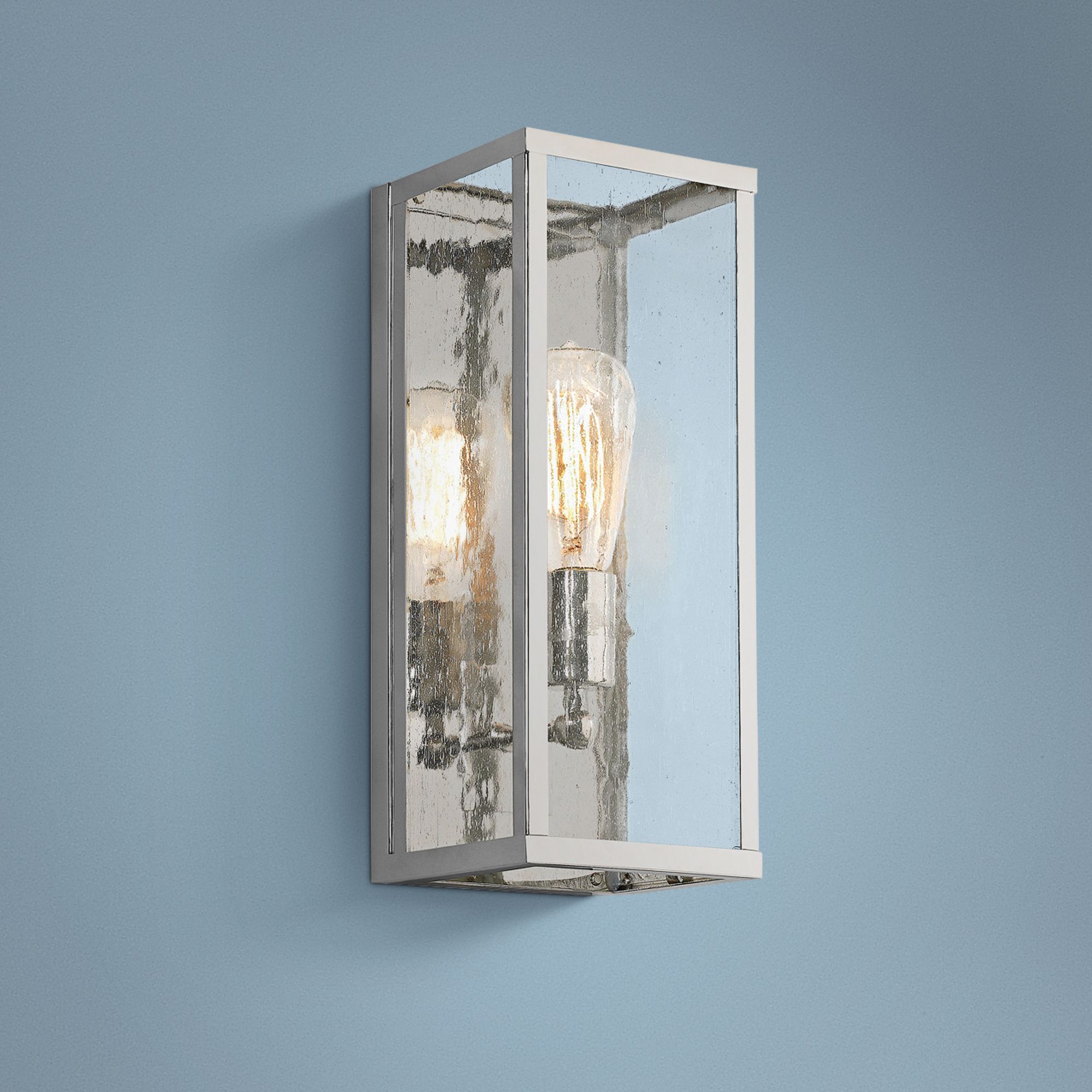 Feiss Harrow 14" High Polished Nickel Wall Sconce