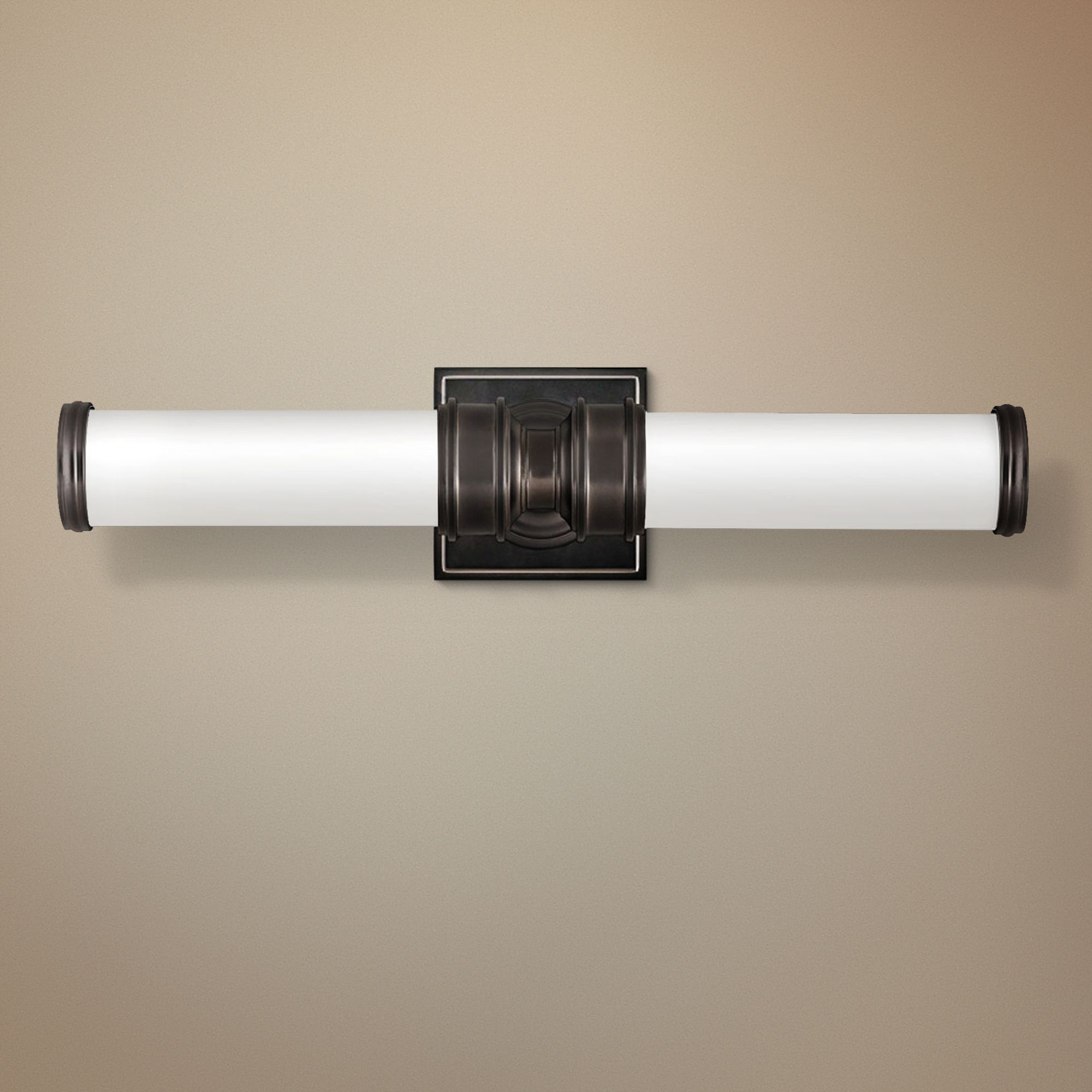 Feiss Payne 19 1/4" Wide Dark Plated Bronze Bath Light