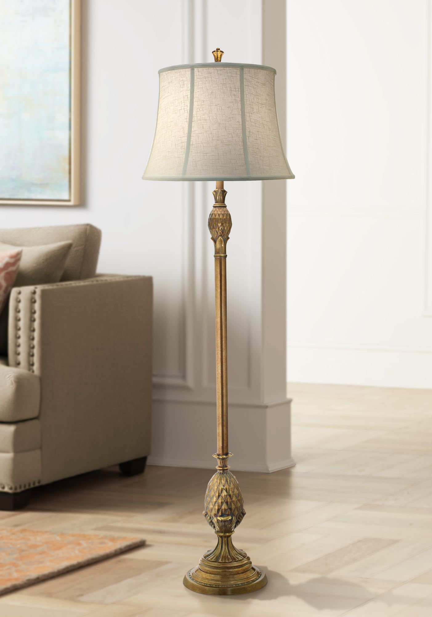 stiffel swing arm floor lamp