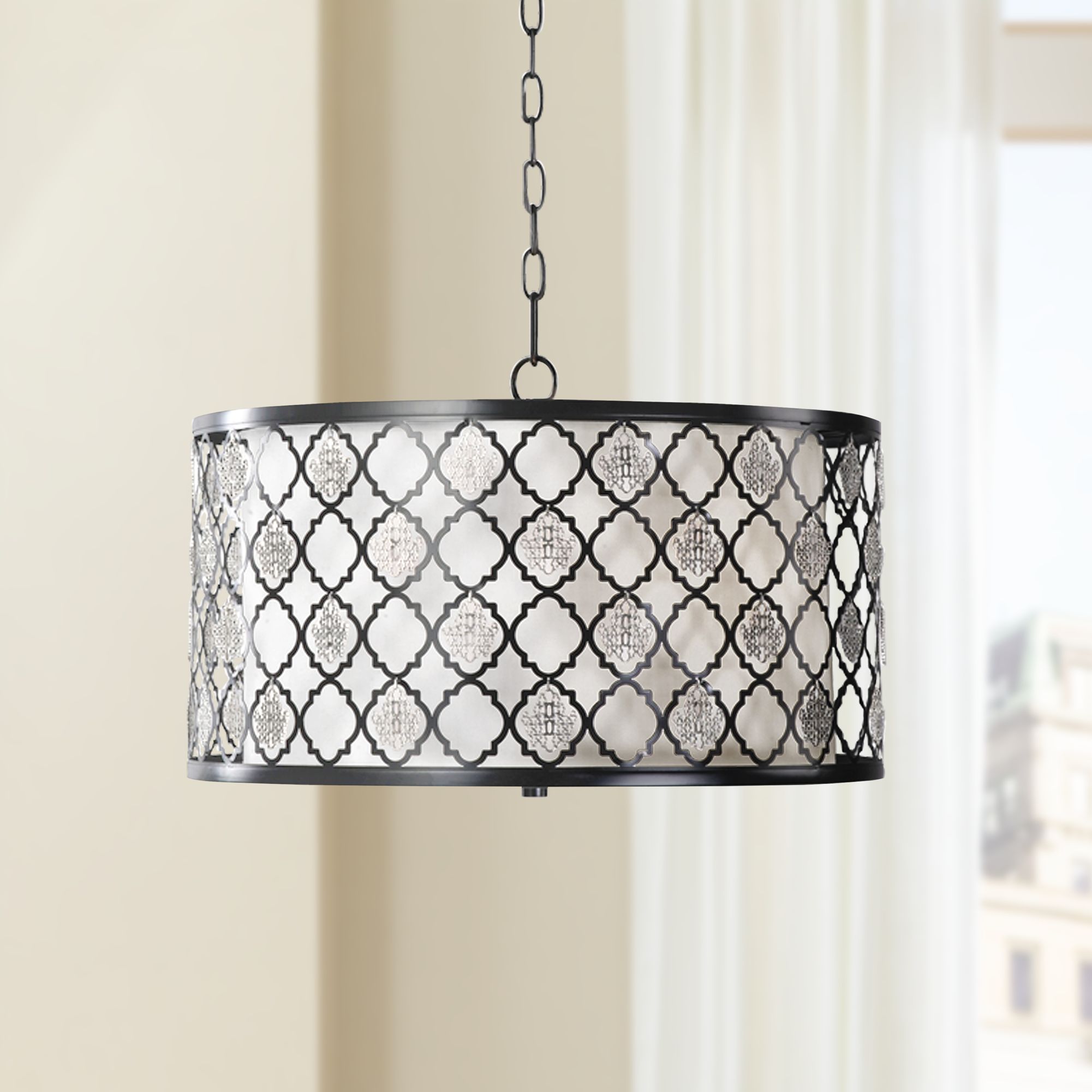 filigree pendant light