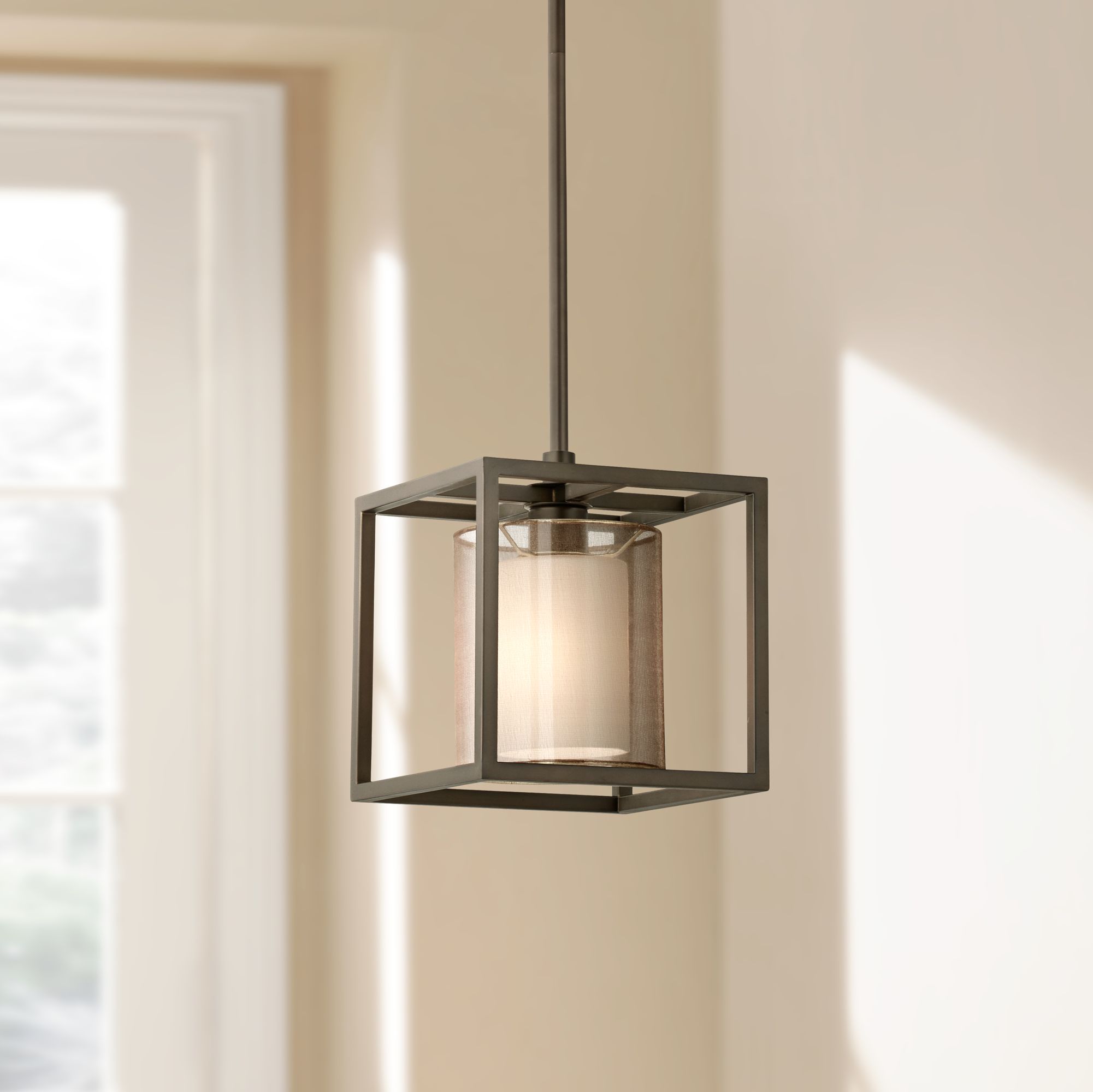 Lighting Ceiling Fans Opal Glass Plug In Swag Style 9 Wide