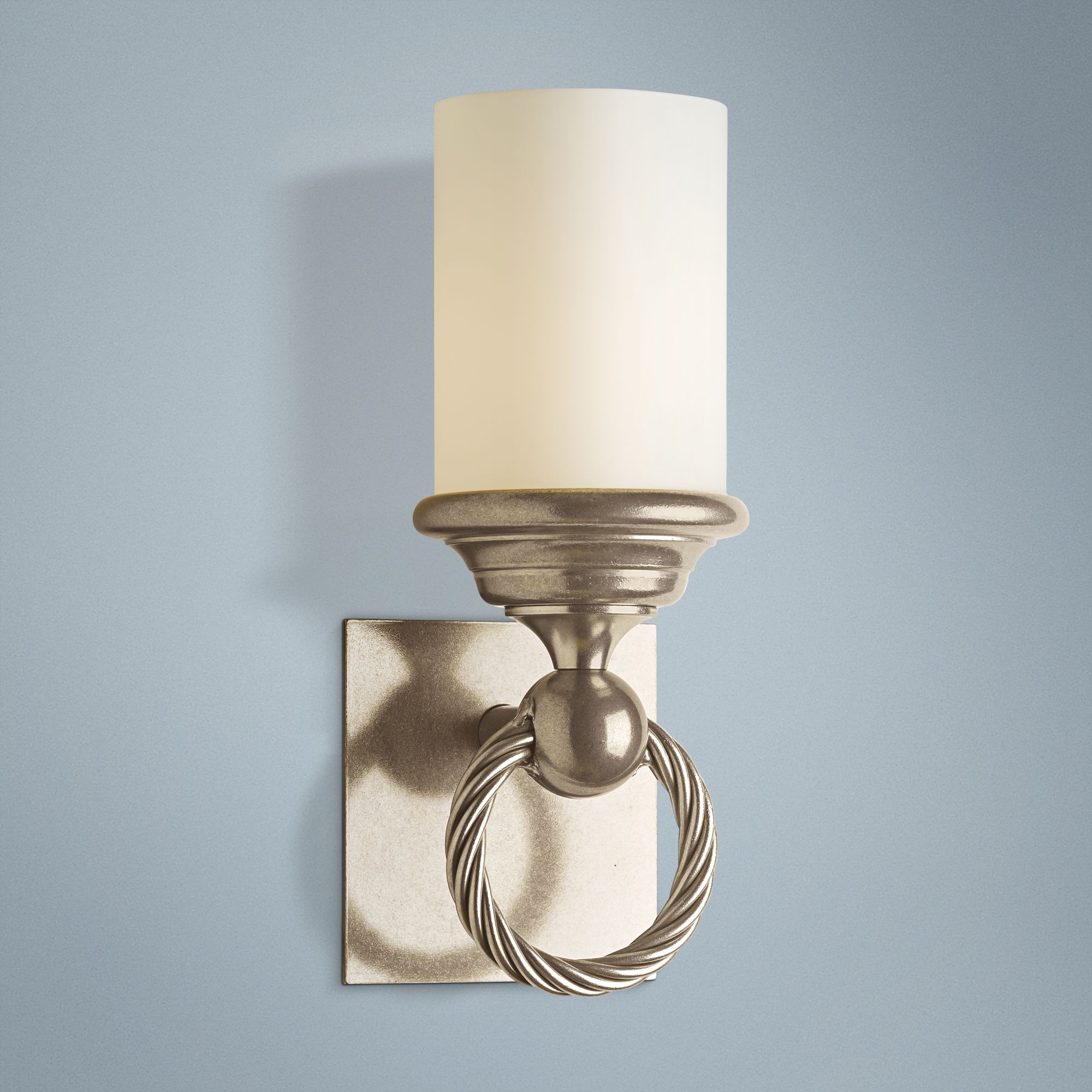 Hubbardton Forge Cavo Opal 12 1/2"H Soft Gold Wall Sconce