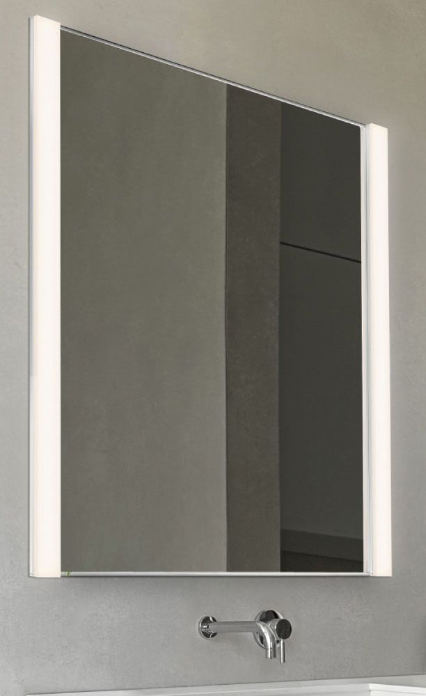 Sonneman Slim 27" x 36 1/4" Wall Mirror with 2-LED Lights