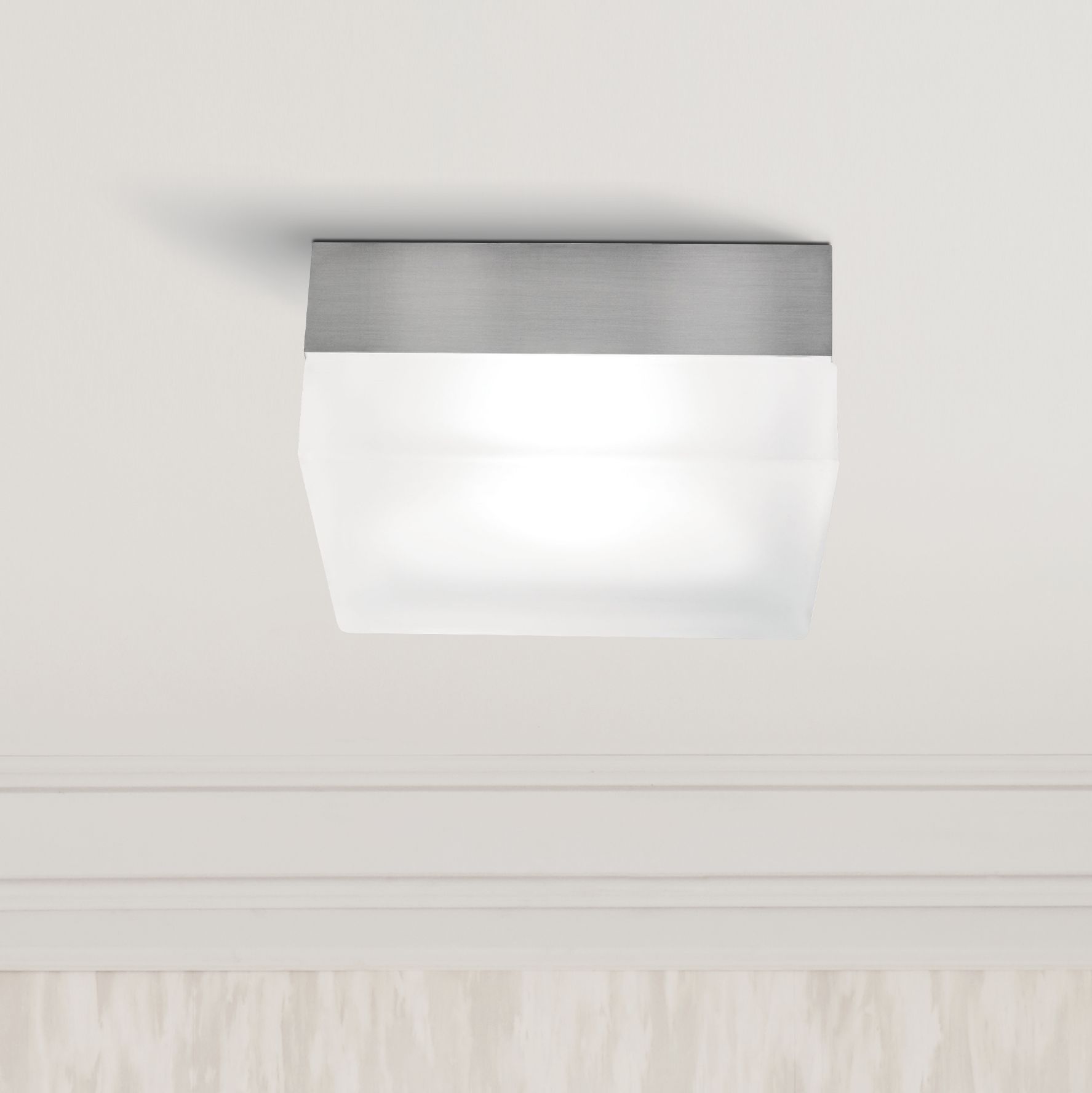 Tech Lighting TL 360 Satin Nickel 9" Wide Ceiling Light