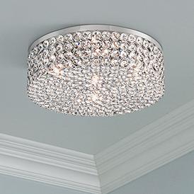 Close To Ceiling Crystal Chandelier