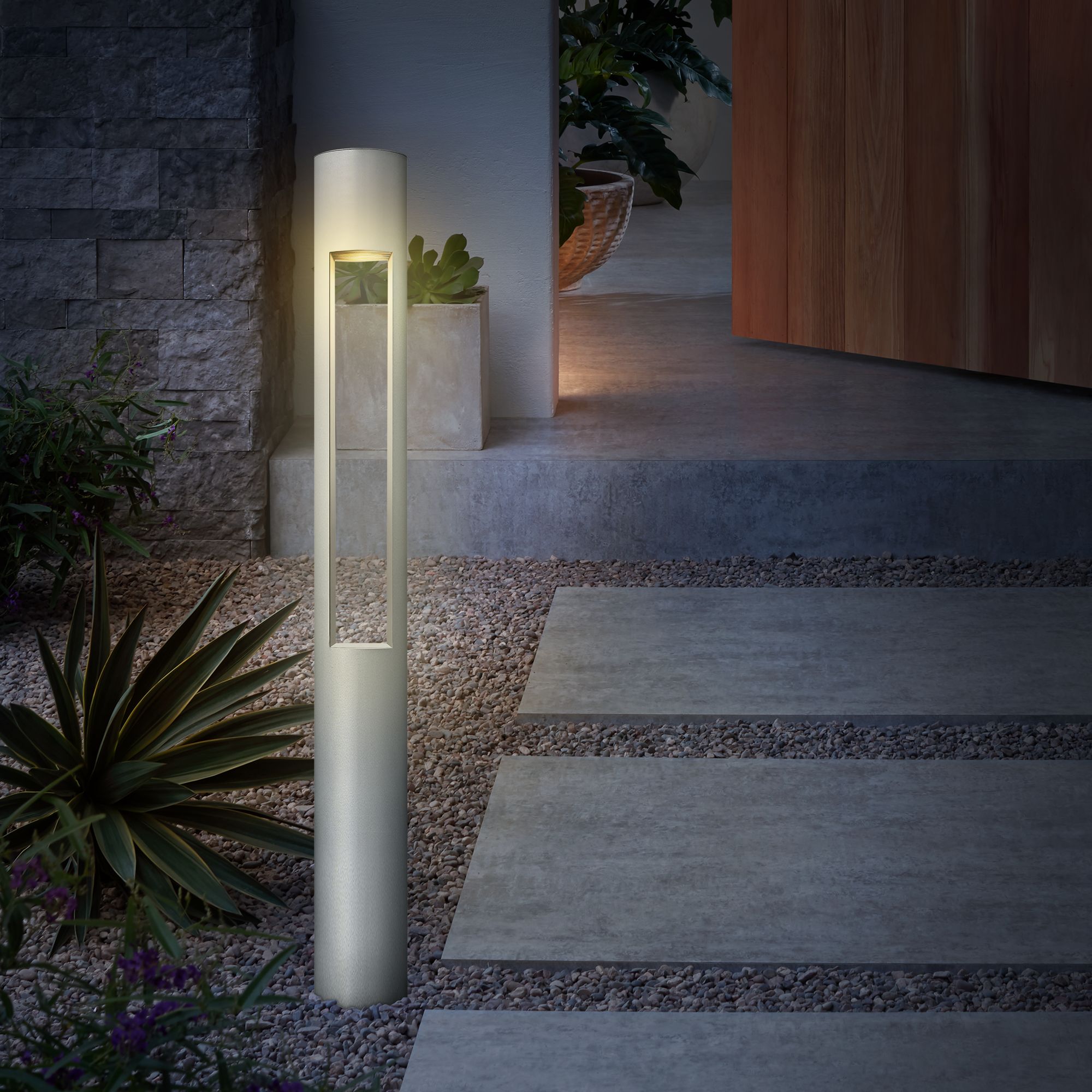 mid century landscape lighting