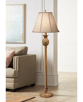 Gold Tropical Floor Lamps Lamps Plus