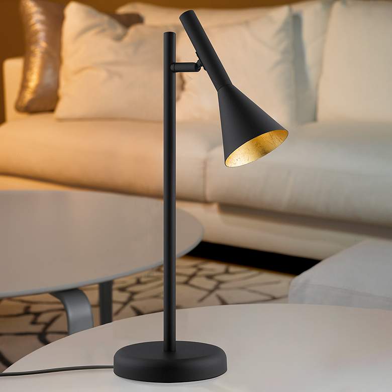 Eglo Cortaderas Black Metal Adjustable Desk Lamp
