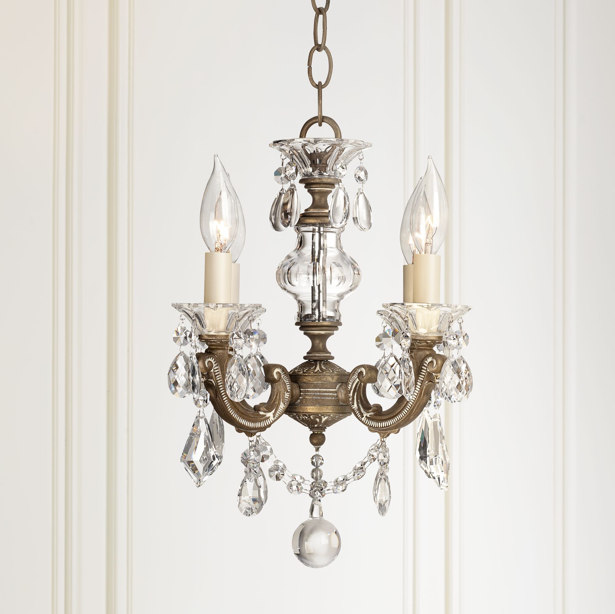 Schonbek La Scala 12 1/2" Wide Crystal Chandelier