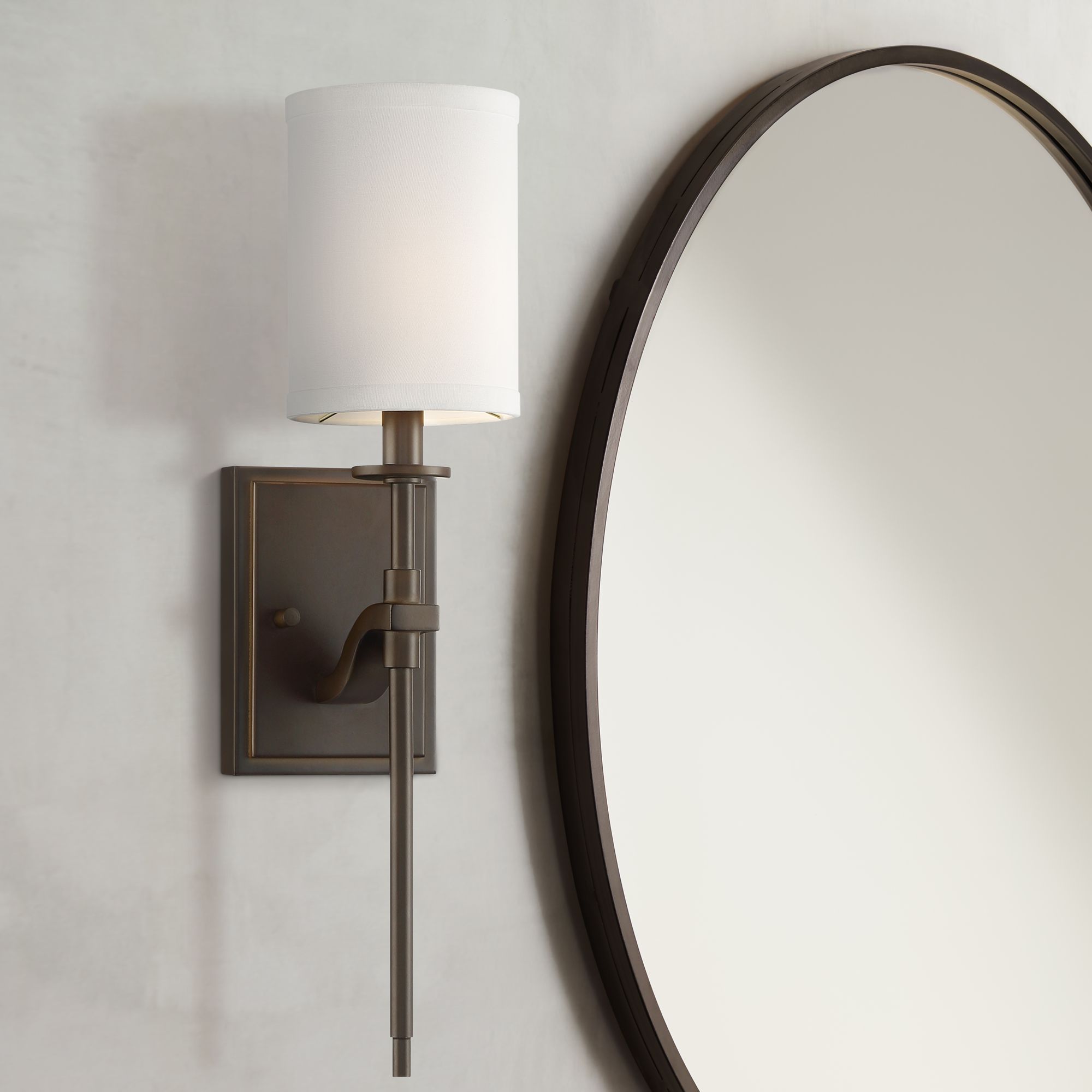 Possini Euro Walton 20" High Oil-Rubbed Bronze Wall Sconce