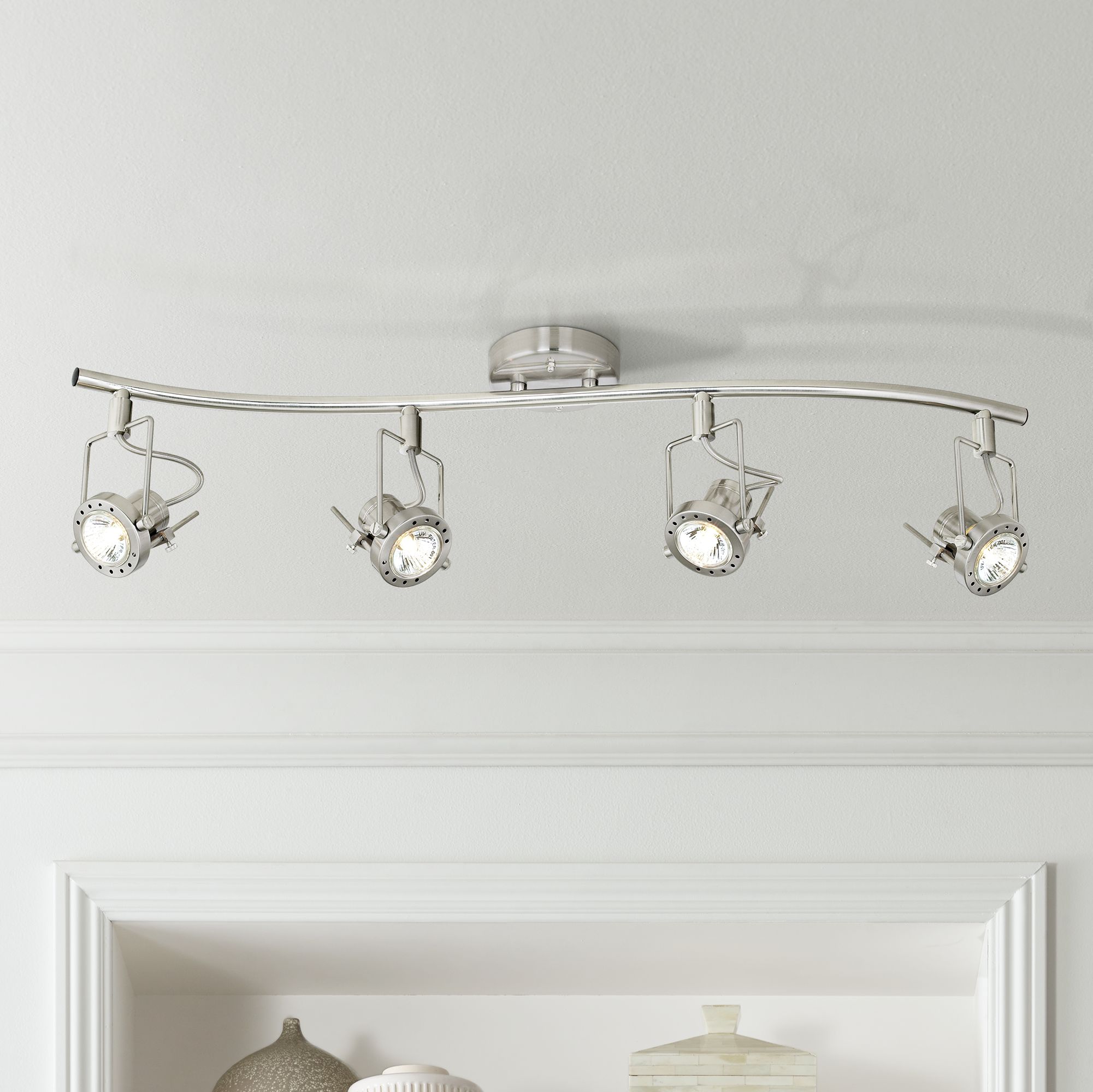 LED Pro Track® European Style 4-Light  31 3/4" Wave Bar