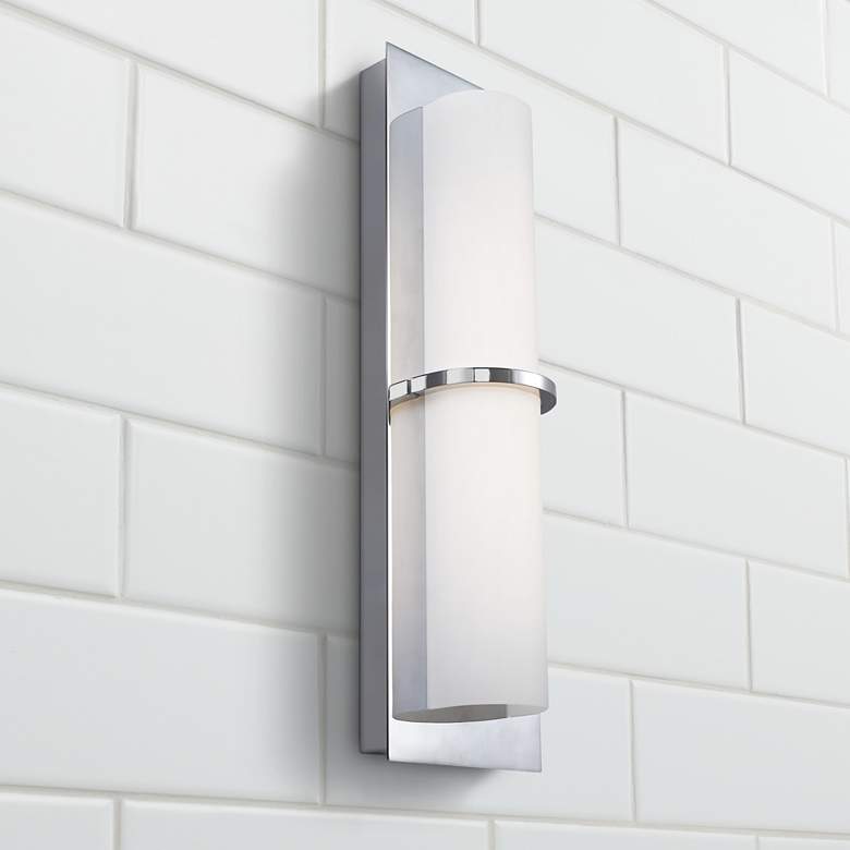 Feiss Cynder 18&quot; High Chrome LED Wall Sconce