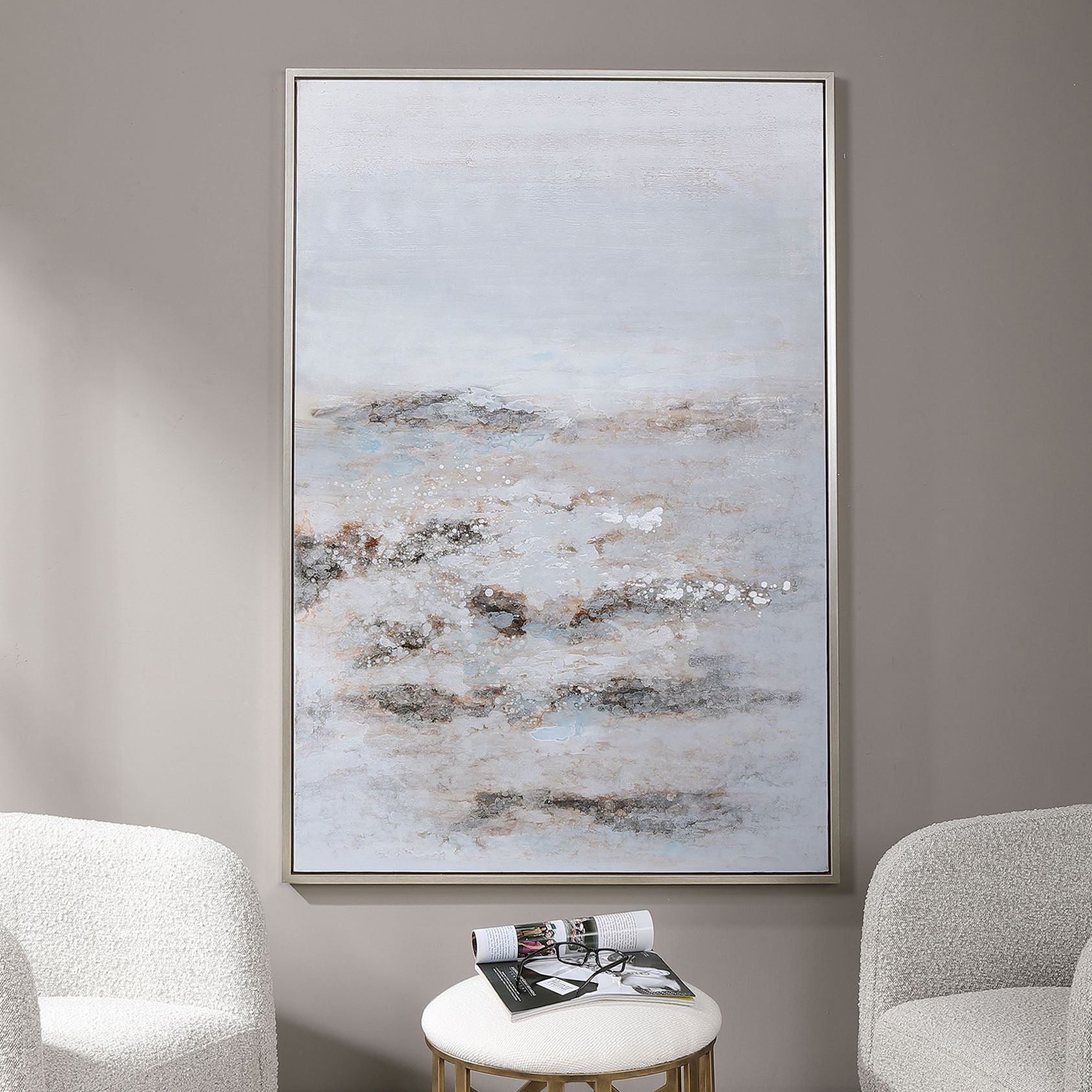 Uttermost Open Plain 61 3/4" High Framed Canvas Wall Art