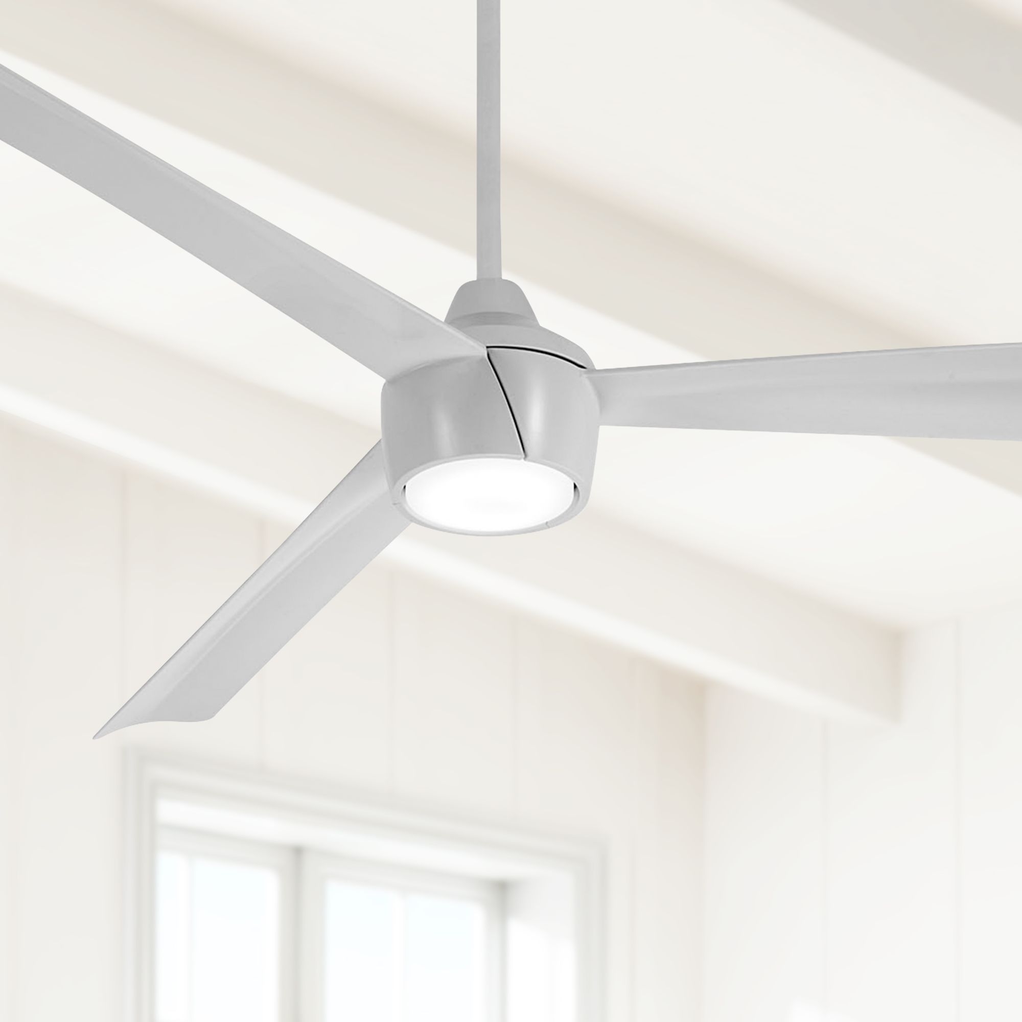 56" Minka Aire Skinnie Grey LED Ceiling Fan