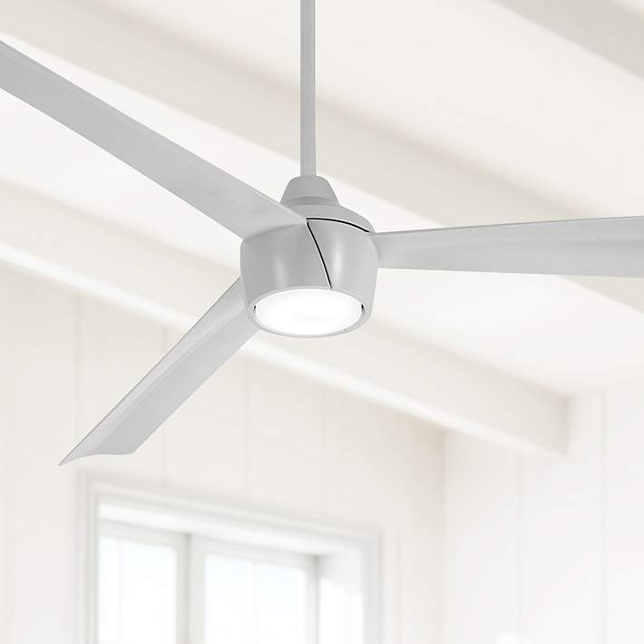 56 Minka Aire Skinnie Grey Led Ceiling, Grey Ceiling Fan With Light