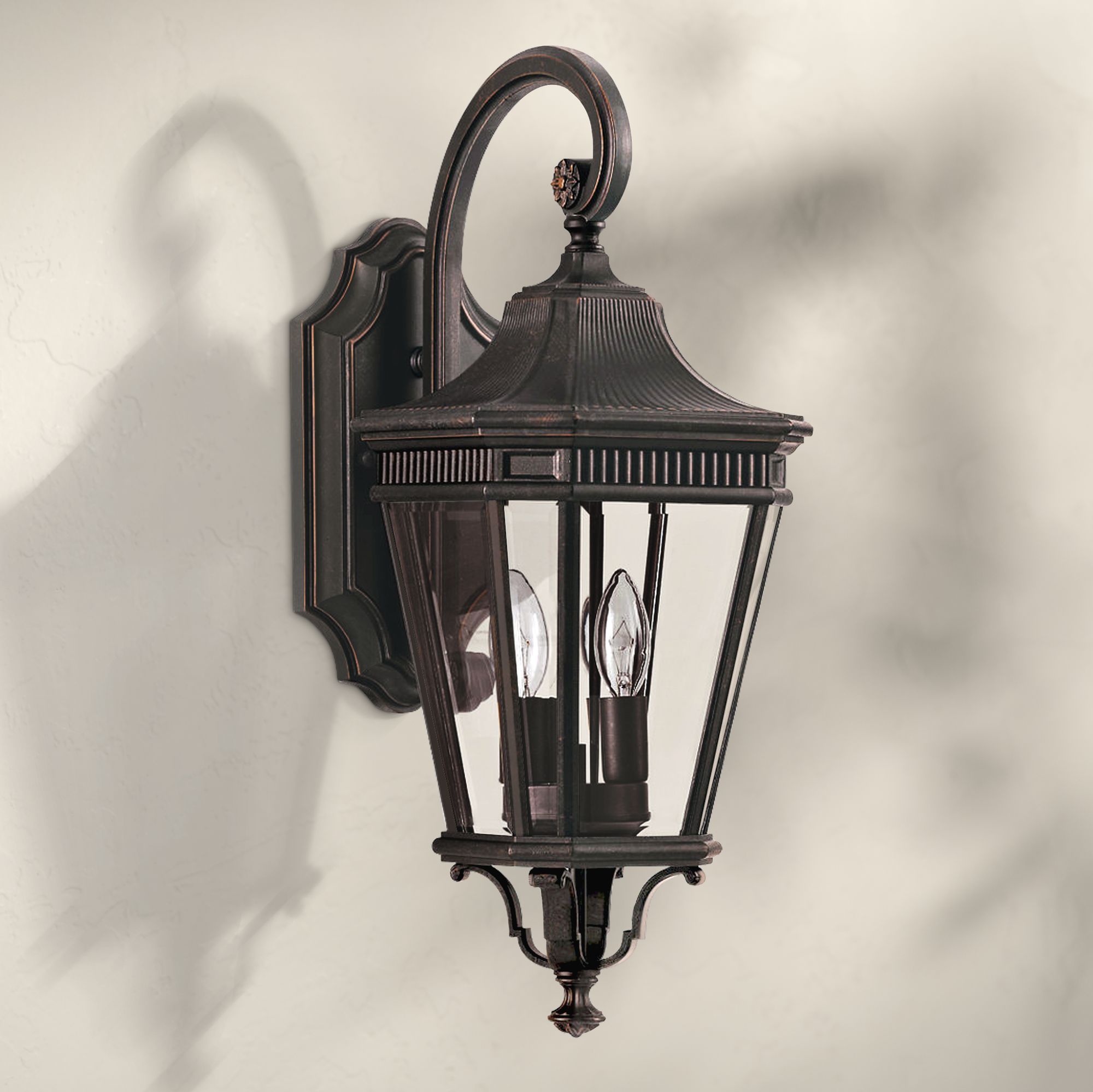 Cotswold Lane 20 1/2" High Grecian Bronze Outdoor Wall Light 97229