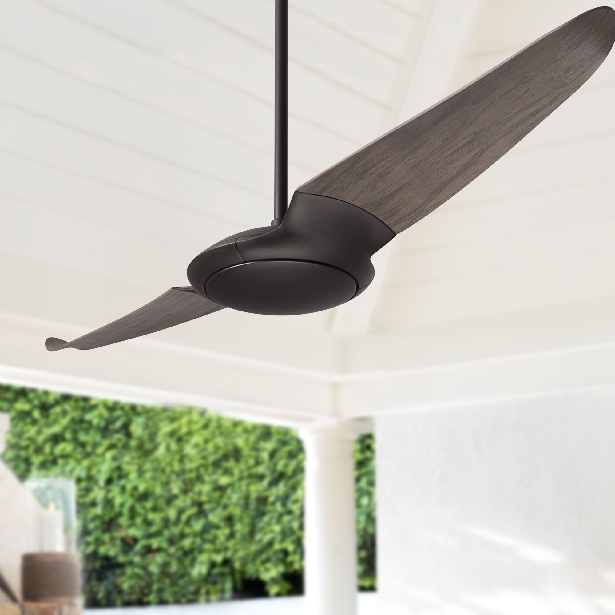 56" Modern Fan IC/Air2 DC Dark Bronze and Graywash Ceiling