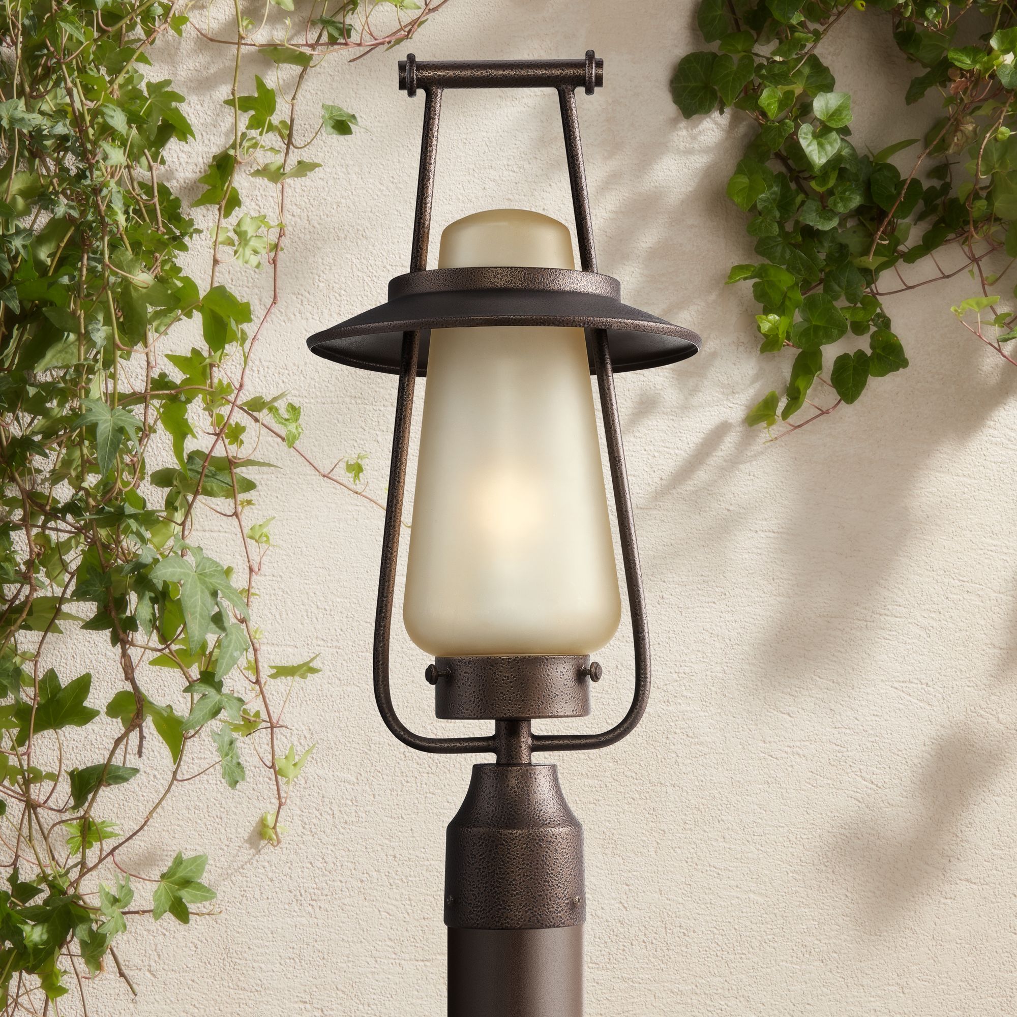 Stonyridge 20"H 13W CFL Flemish Bronze Outdoor Post Light