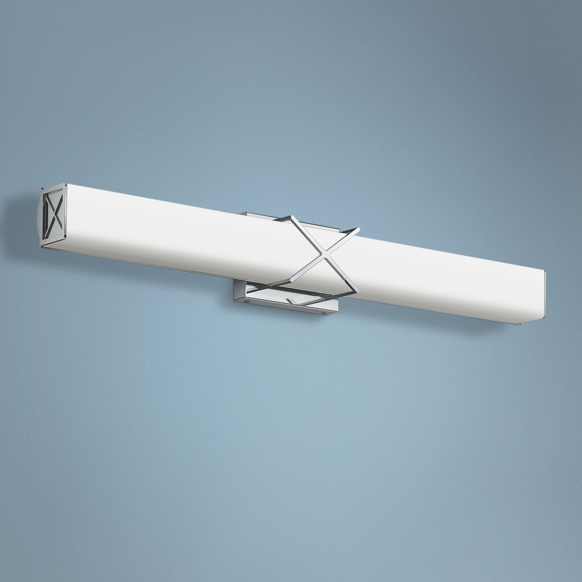 Kichler Trinsic 32" Wide Chrome 3-Light LED Bath Light