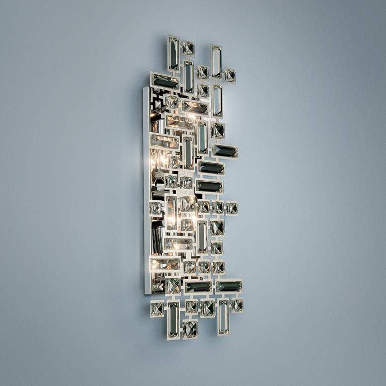 Image 1 Picasso 9" High Chrome 4-Light Wall Sconce