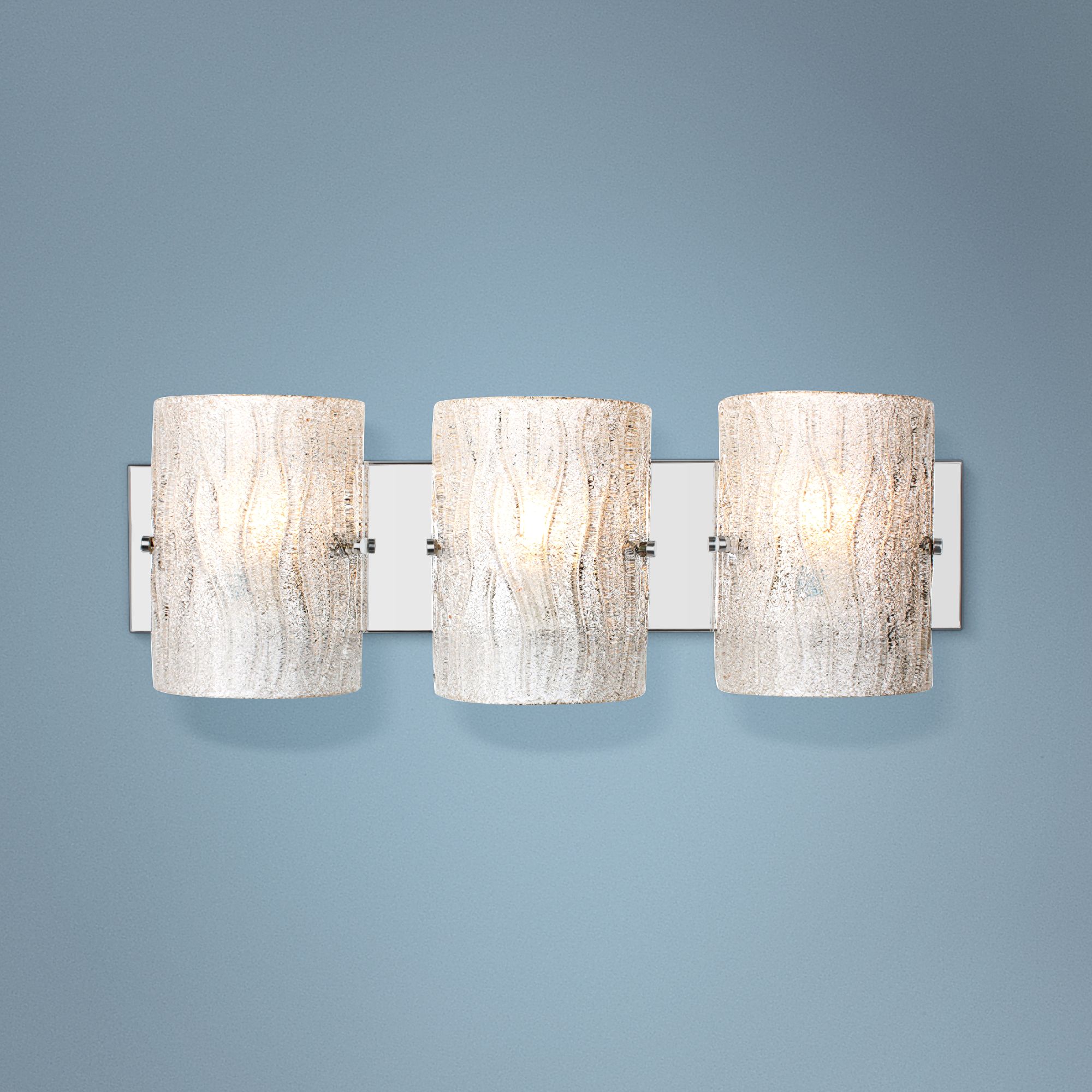 Varaluz Brilliance 23 1/4" Wide Chrome 3-Light Bath Light