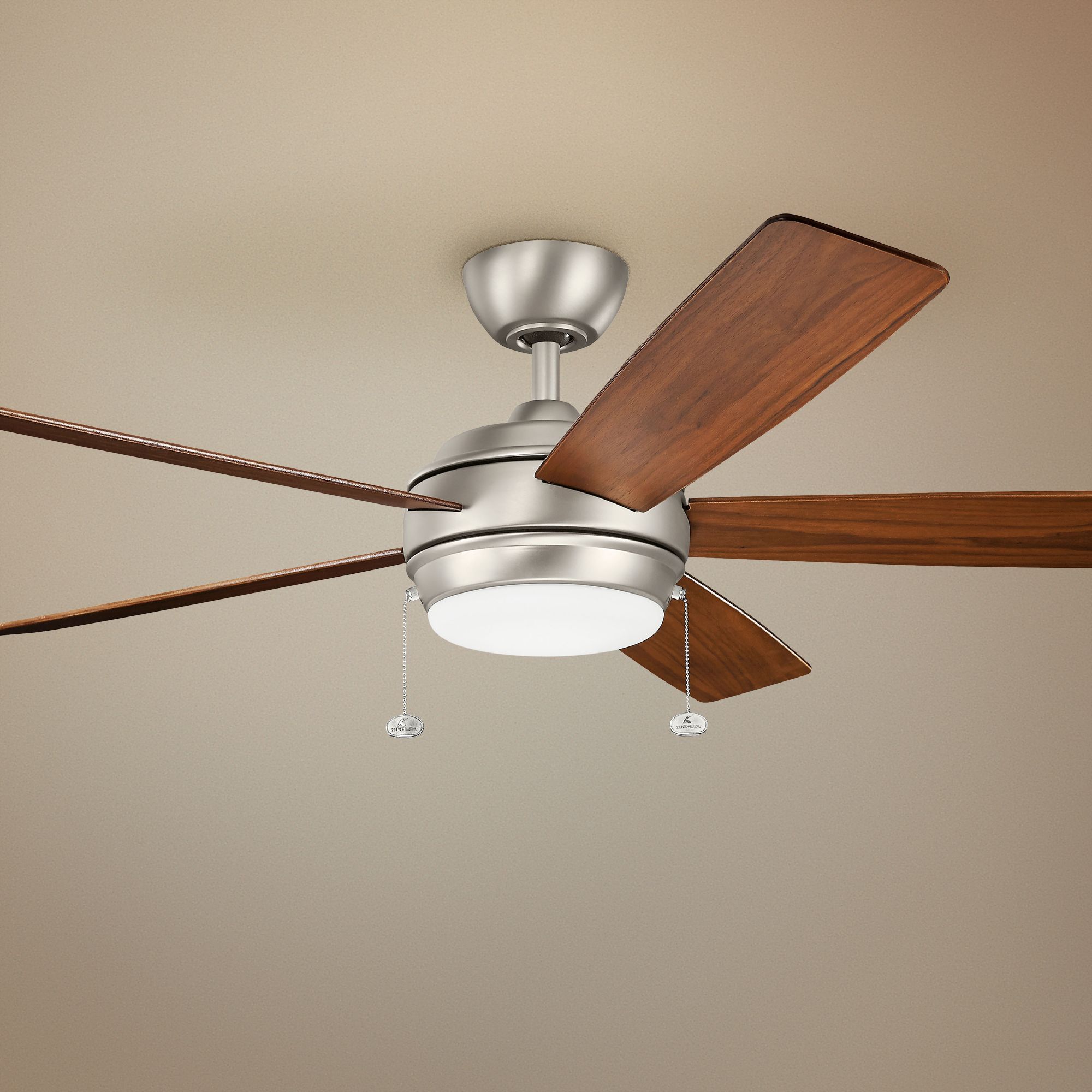 60" Kichler Starkk Brushed Nickel LED Ceiling Fan
