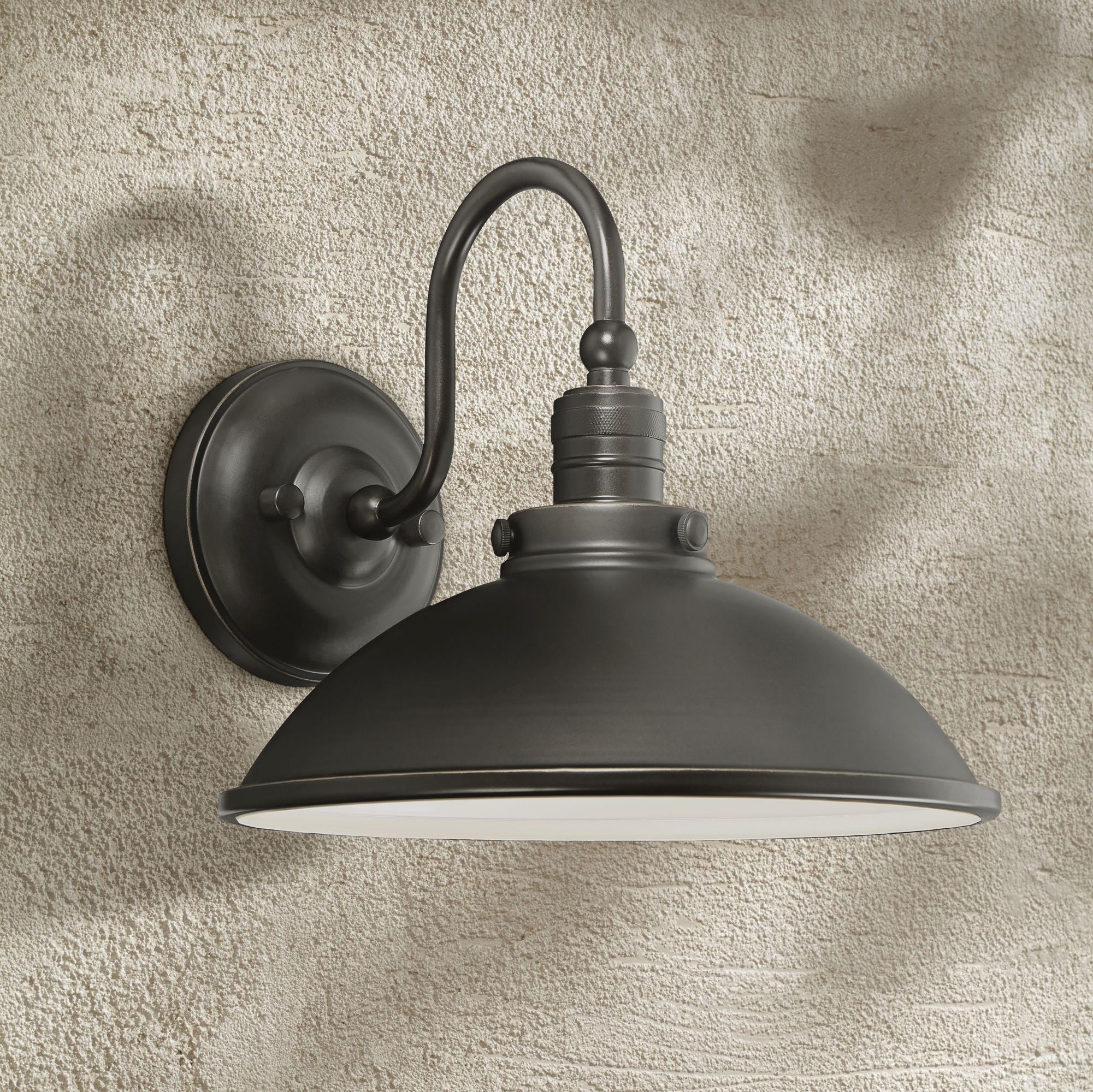 Baytree Lane LED 9 3/4"H Oiled Bronze Outdoor Wall Light