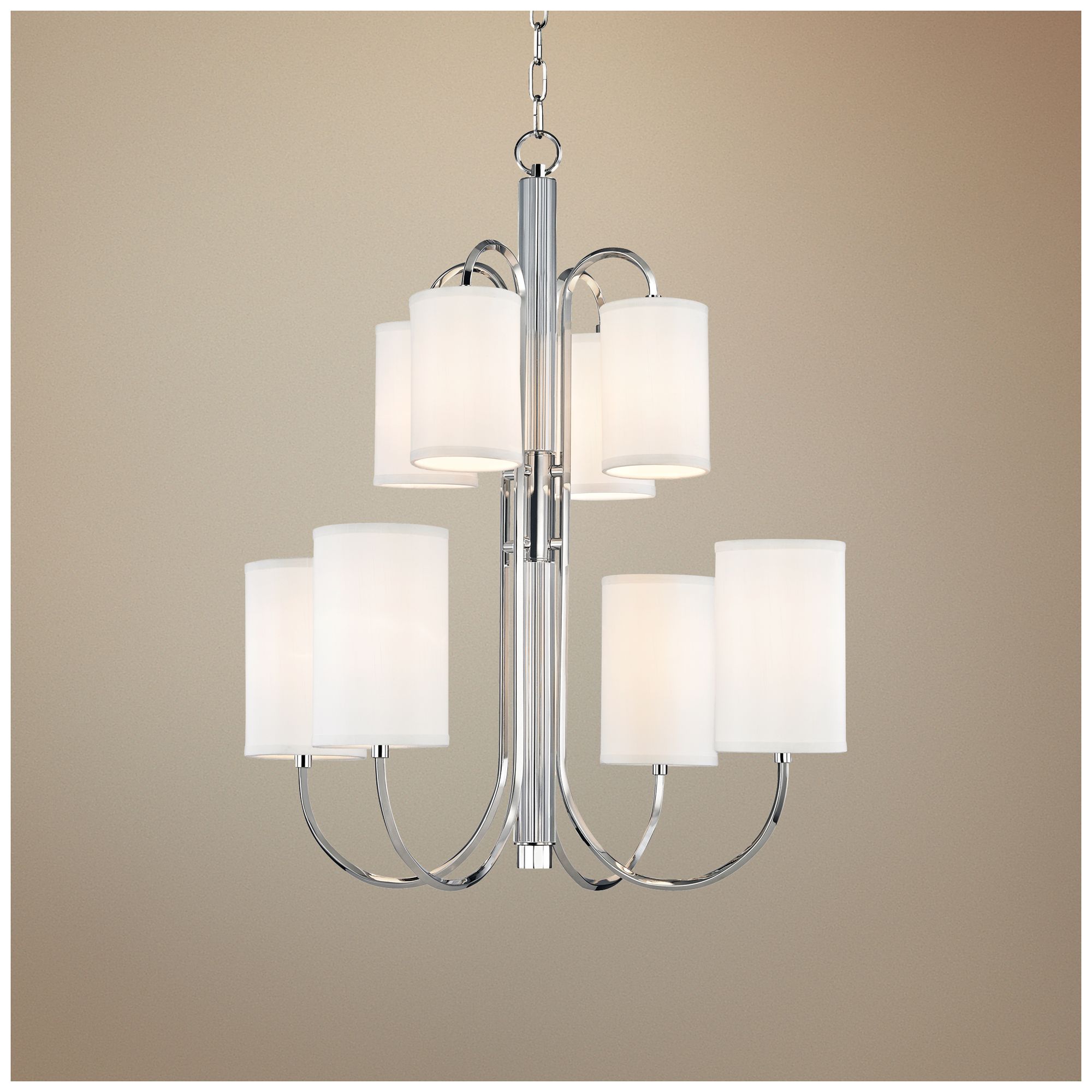 Hudson Valley Junius 28 1/2" Wide Nickel Chandelier