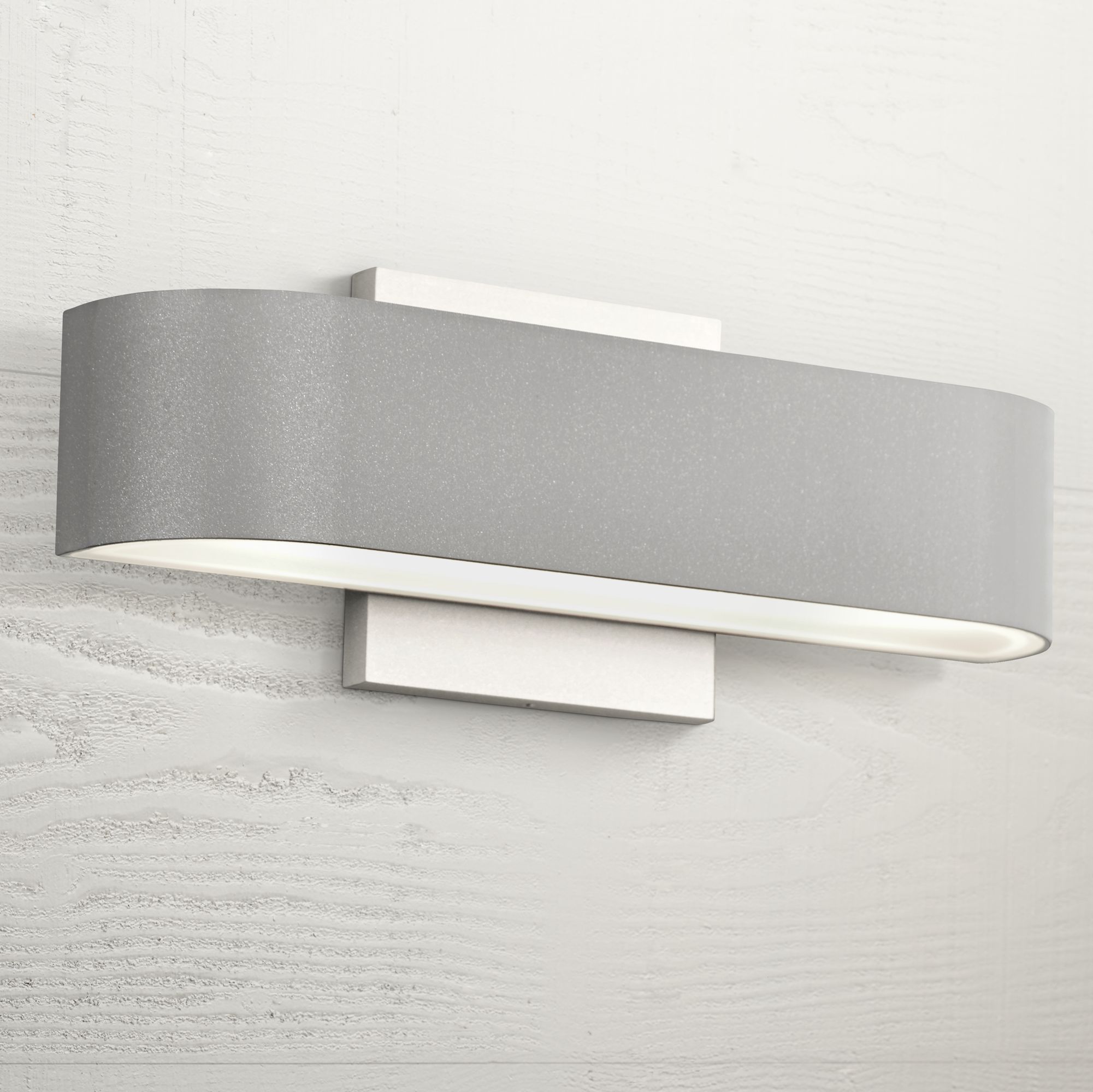 Montreal 2 1/2" High Satin 2-Light LED Outdoor Wall Light
