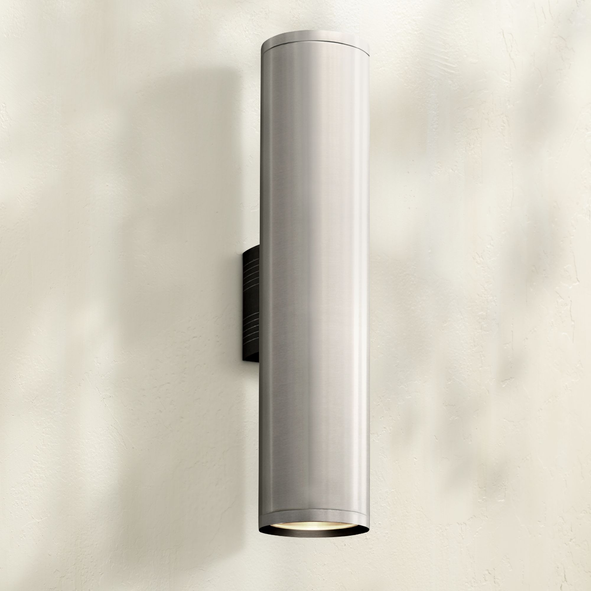 Marco 23 1/2"H Brushed Aluminum 2-LED Outdoor Wall Light