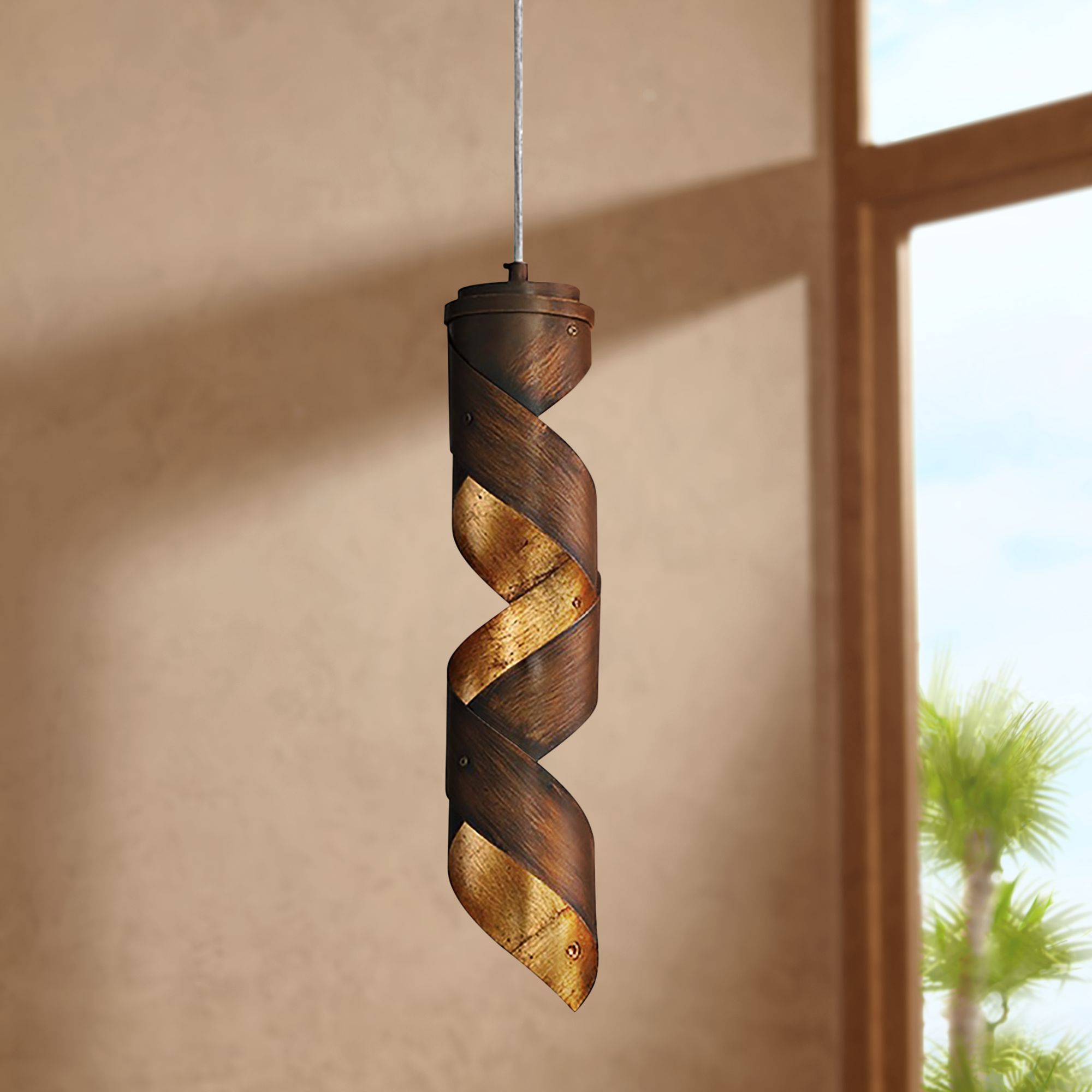 Eurofase Banderia 3 1/2" Wide Bronze LED Mini Pendant