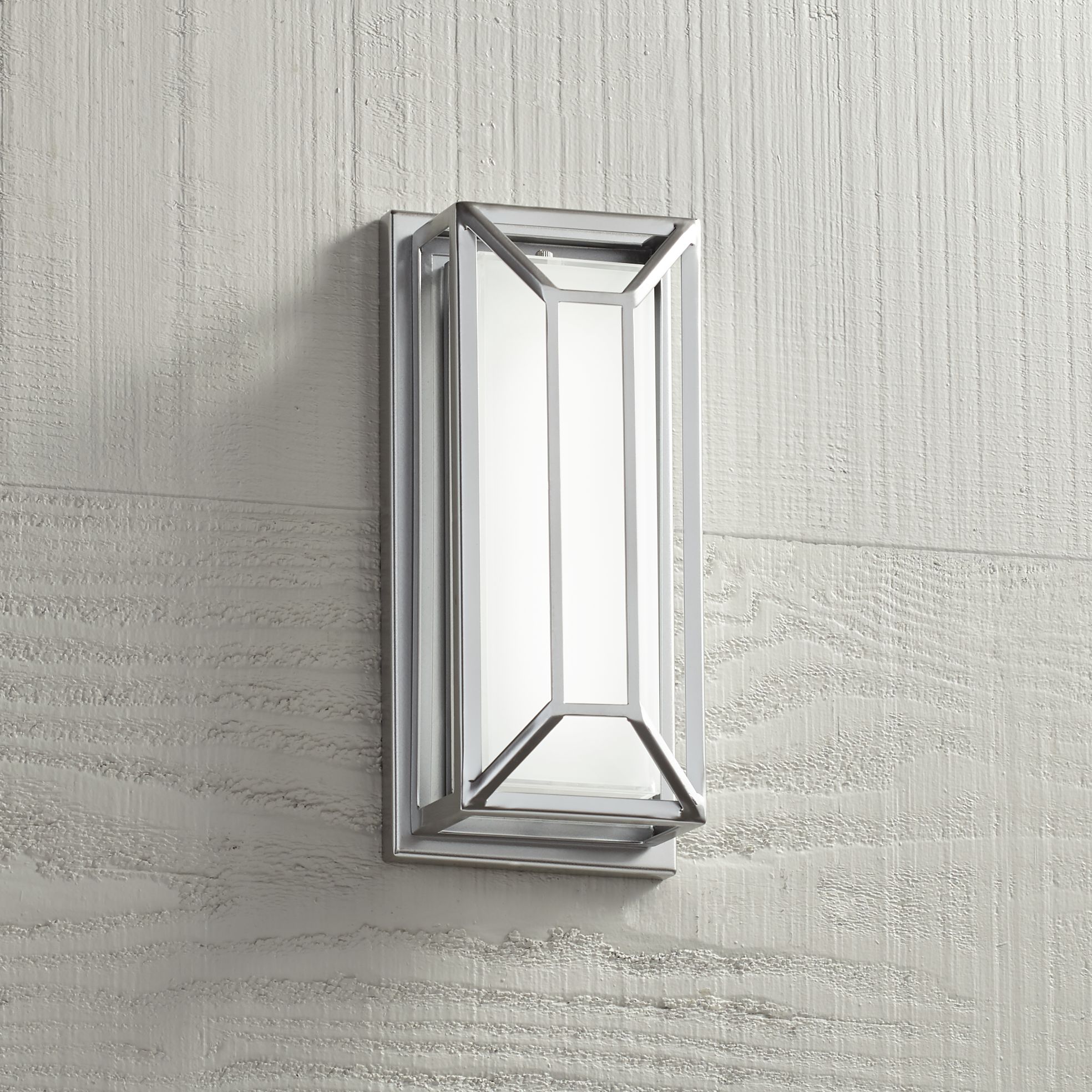 Radcliffe 12" High Matte Nickel LED Outdoor Wall Light