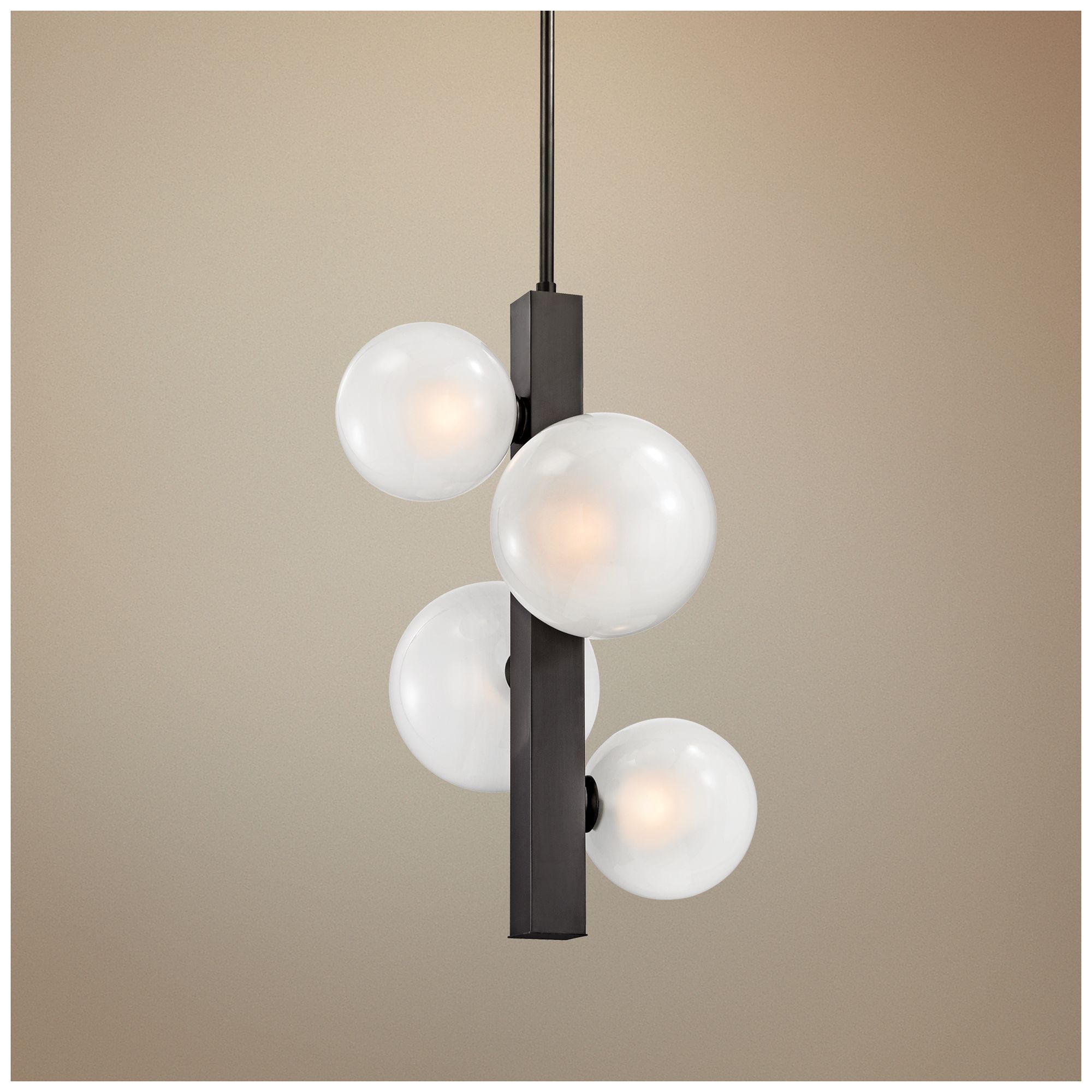 Hudson Valley Hinsdale 21 1/4"W Old Bronze 4-Light Pendant