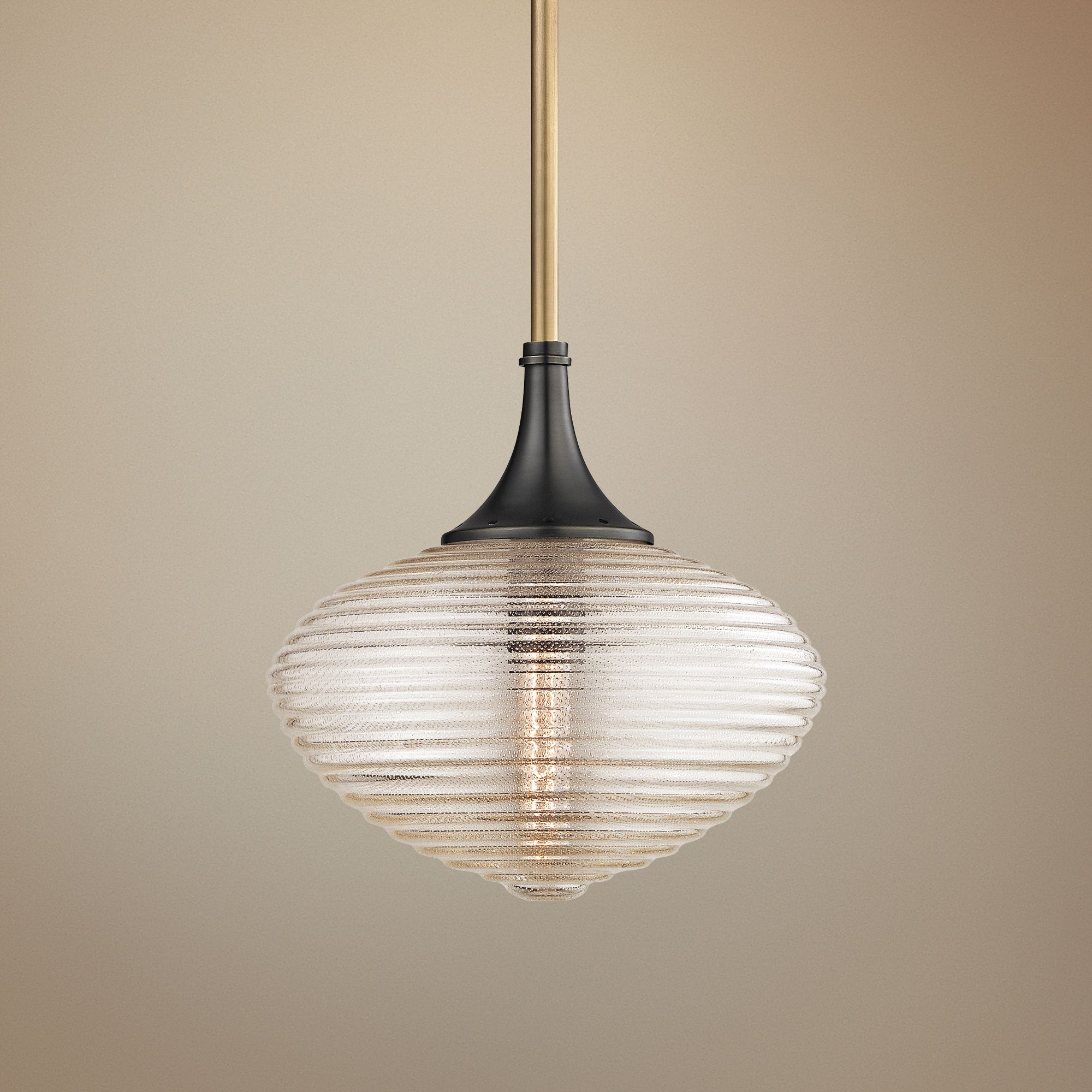 Hudson Valley Knox 16" Wide Aged Old Bronze Pendant Light