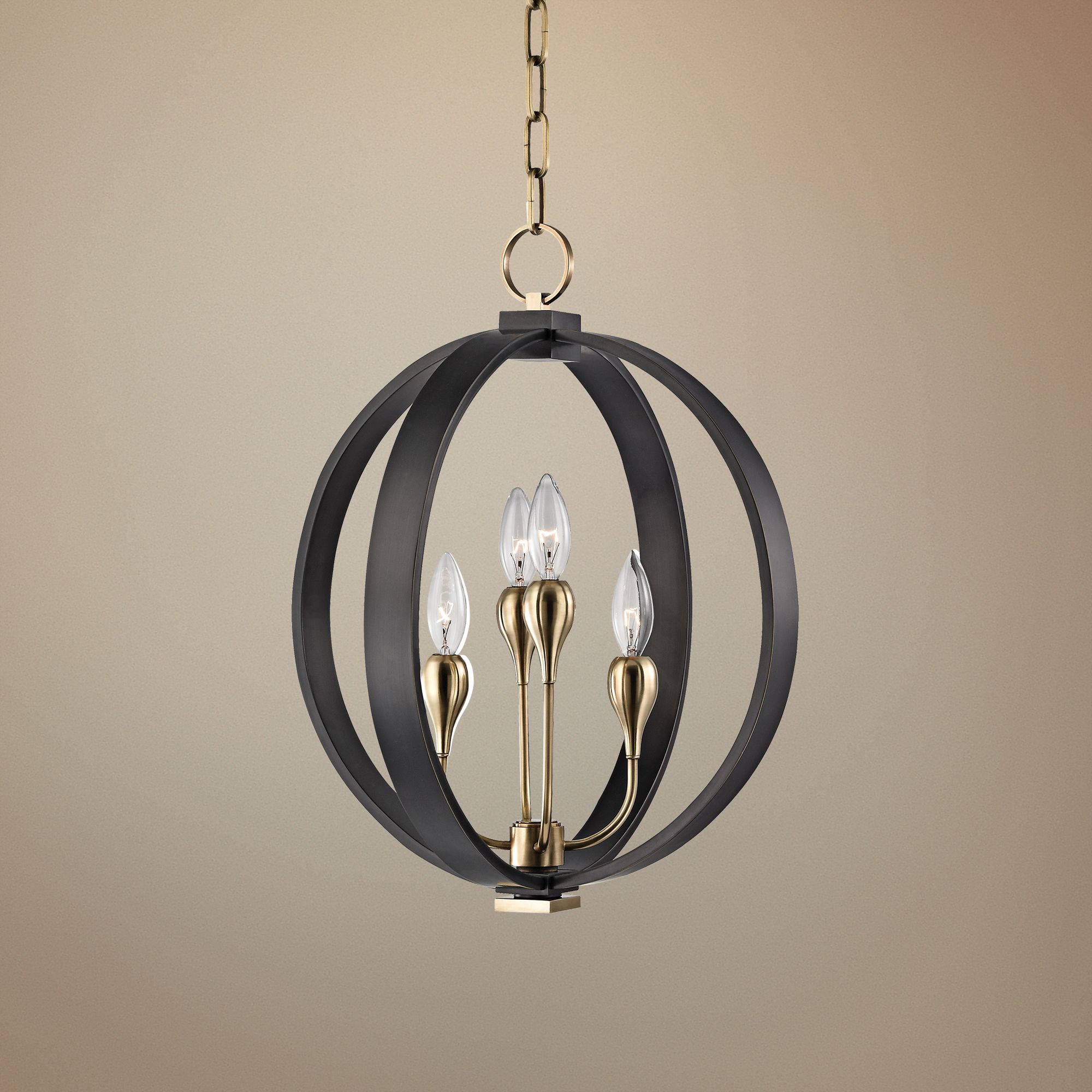 Hudson Valley Dresden 16" Wide Aged Old Bronze Chandelier