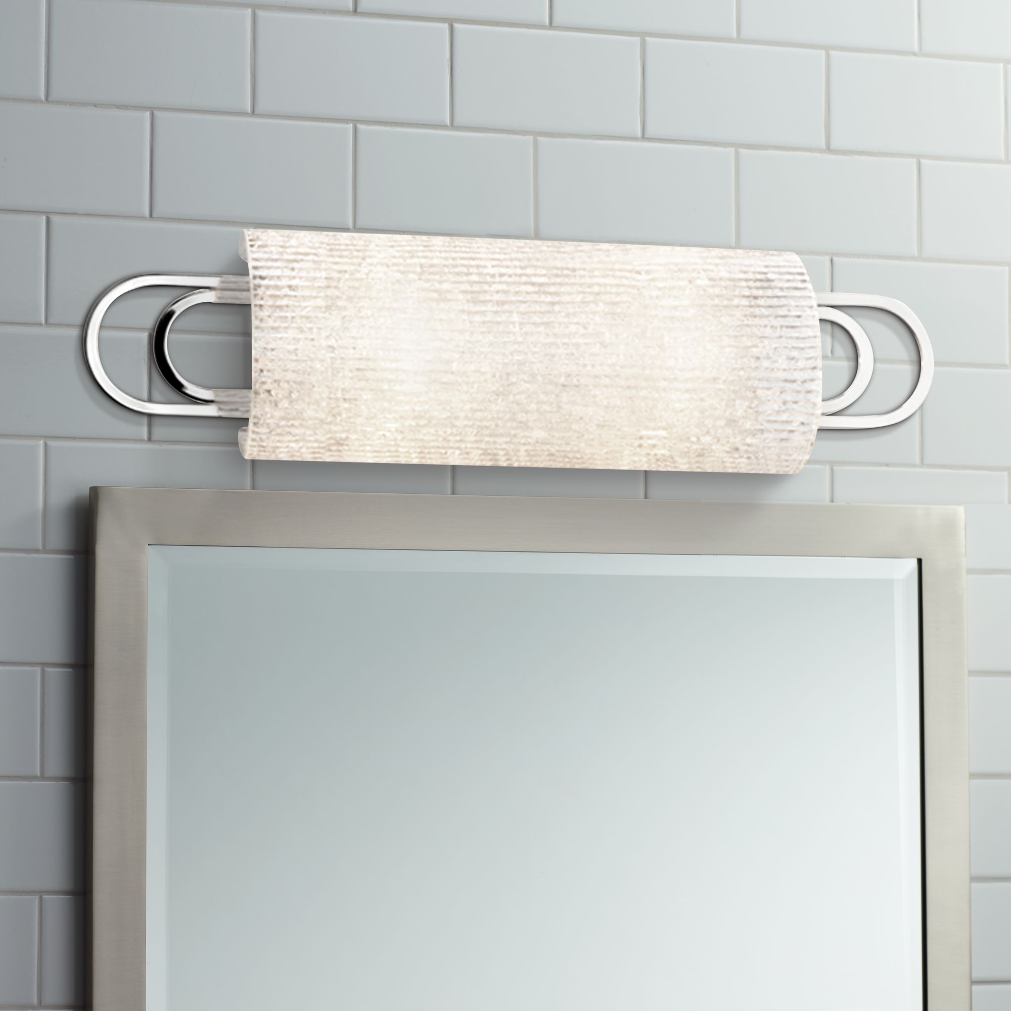 Hudson Valley Buckley 18" Wide Polished Nickel Bath Light