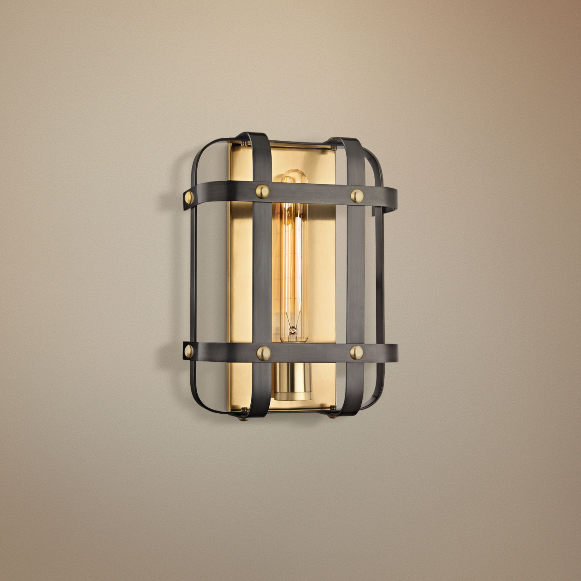 Colchester 11 1/2" High Aged Old Bronze Wall Sconce